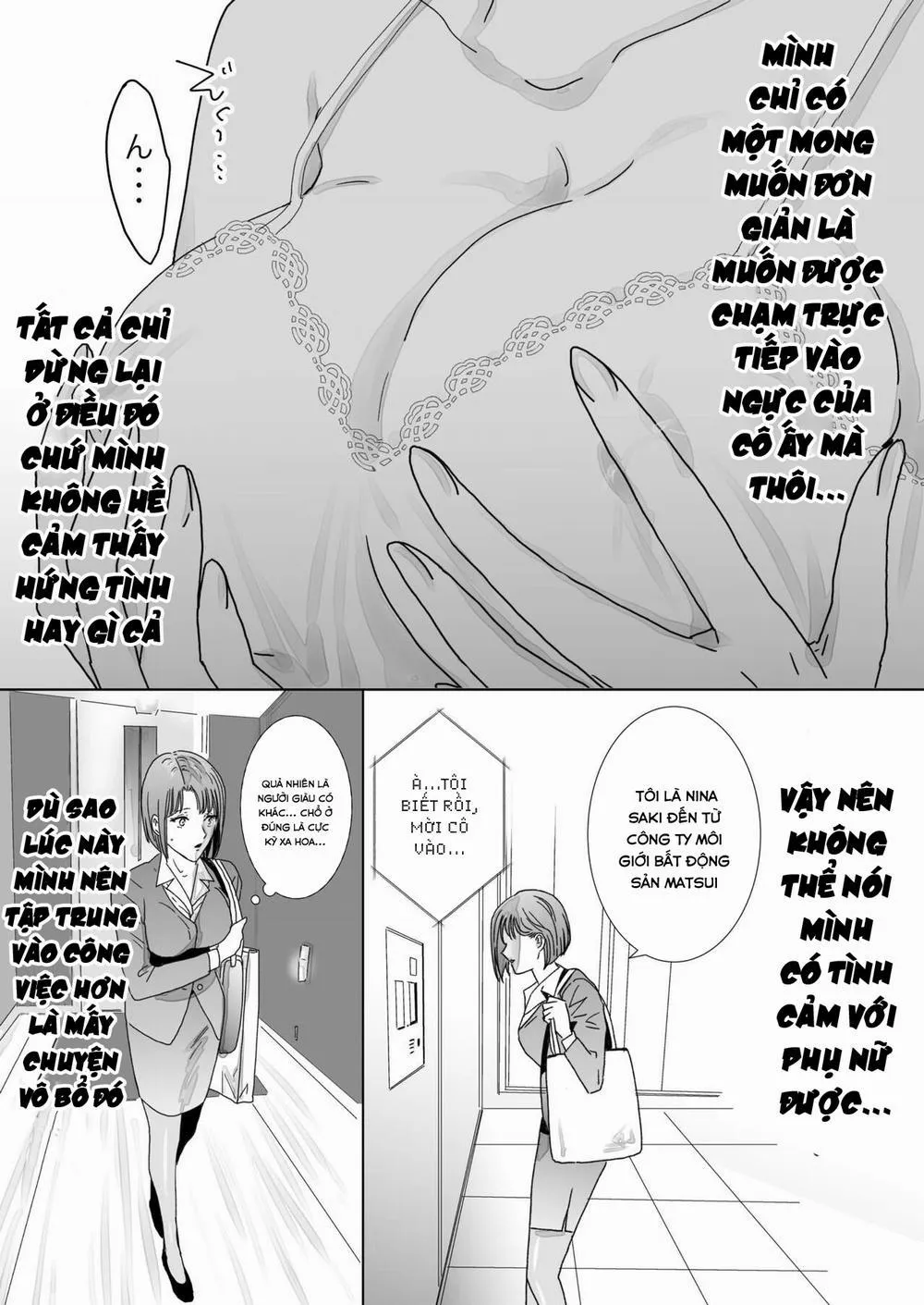 HentaiVN.net - Ảnh 7 - Nonke Onna, Lesbian Hitozuma ni NTR masu - Chap 1