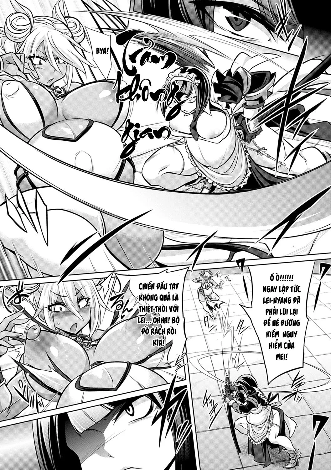 HentaiVN.net - Ảnh 6 - クイーン オブ スレイヴス ダッシュ 忍者とぷにあなが出会ってやっぱりバトル妊婦 - Chap 2