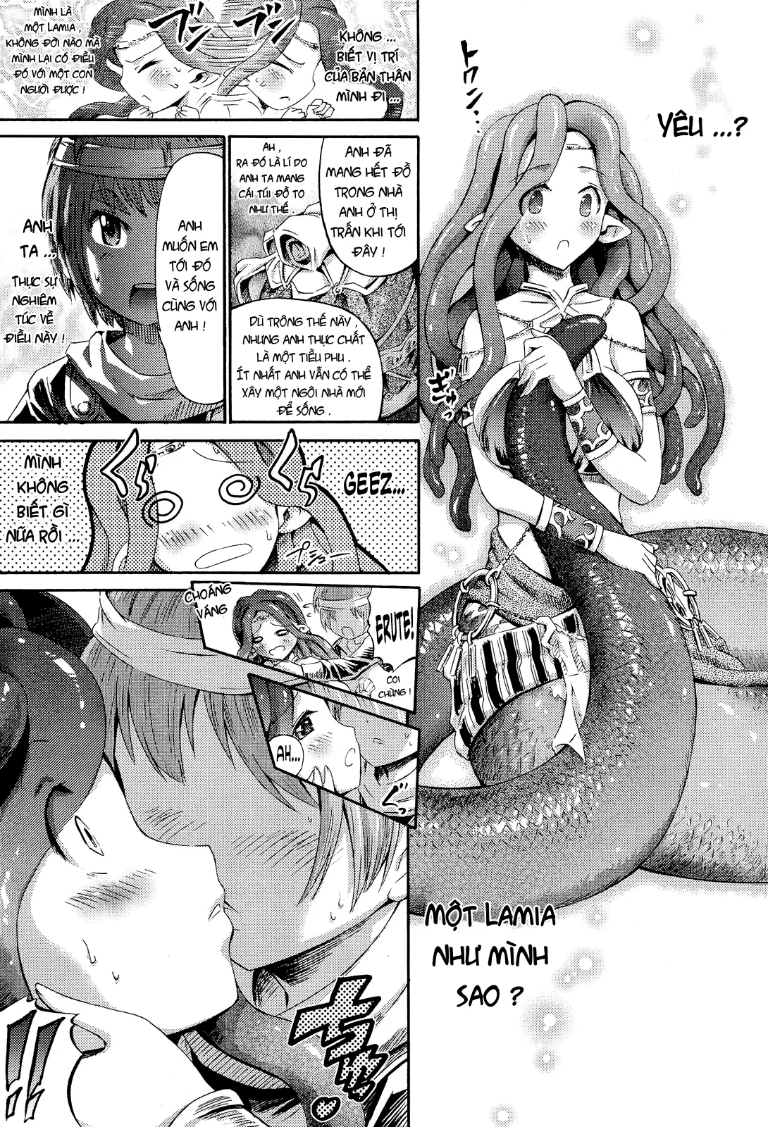 HentaiVN.net - Ảnh 6 - Tình yêu của nàng Lamia [Lamia of Love] - Chap 1
