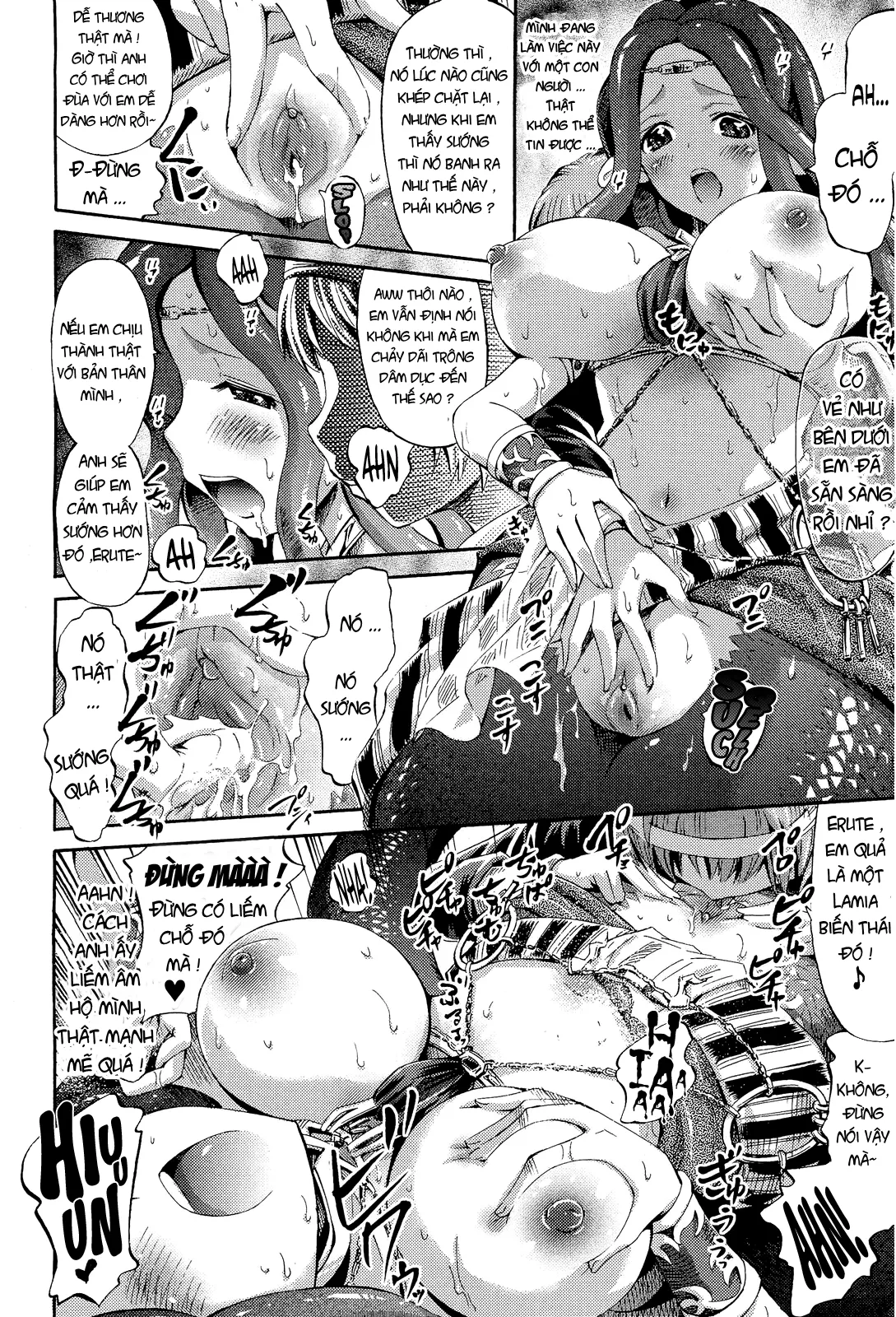HentaiVN.net - Ảnh 9 - Tình yêu của nàng Lamia [Lamia of Love] - Chap 1