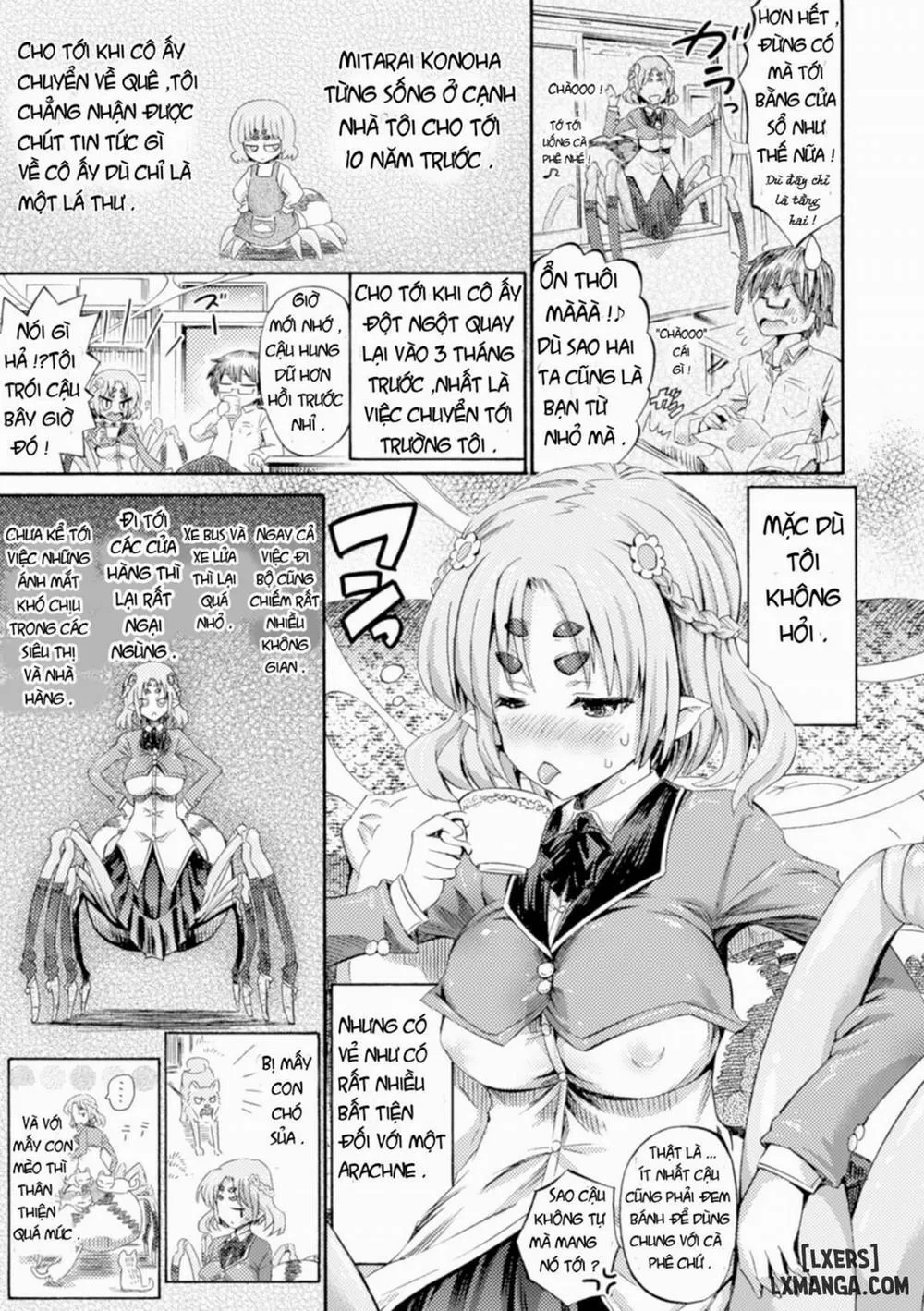 HentaiVN.net - Ảnh 3 - Otonari-san wa Hanagumo Konoha - Chap 1