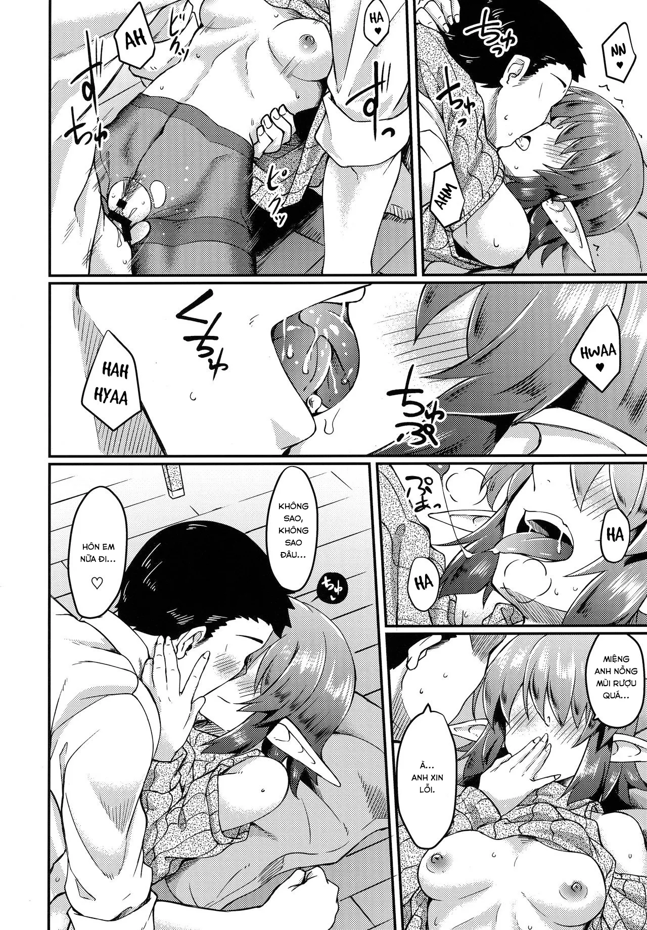 HentaiVN.net - Ảnh 14 - Sống chung một mái nhà cùng cô nàng Elf tóc che mắt [Mekakure Elf-san no Iru Seikatsu; Living with an Elf Whose Hair Hides Her Eyes; メカクレエルフさんの居る生活] - Chap 1