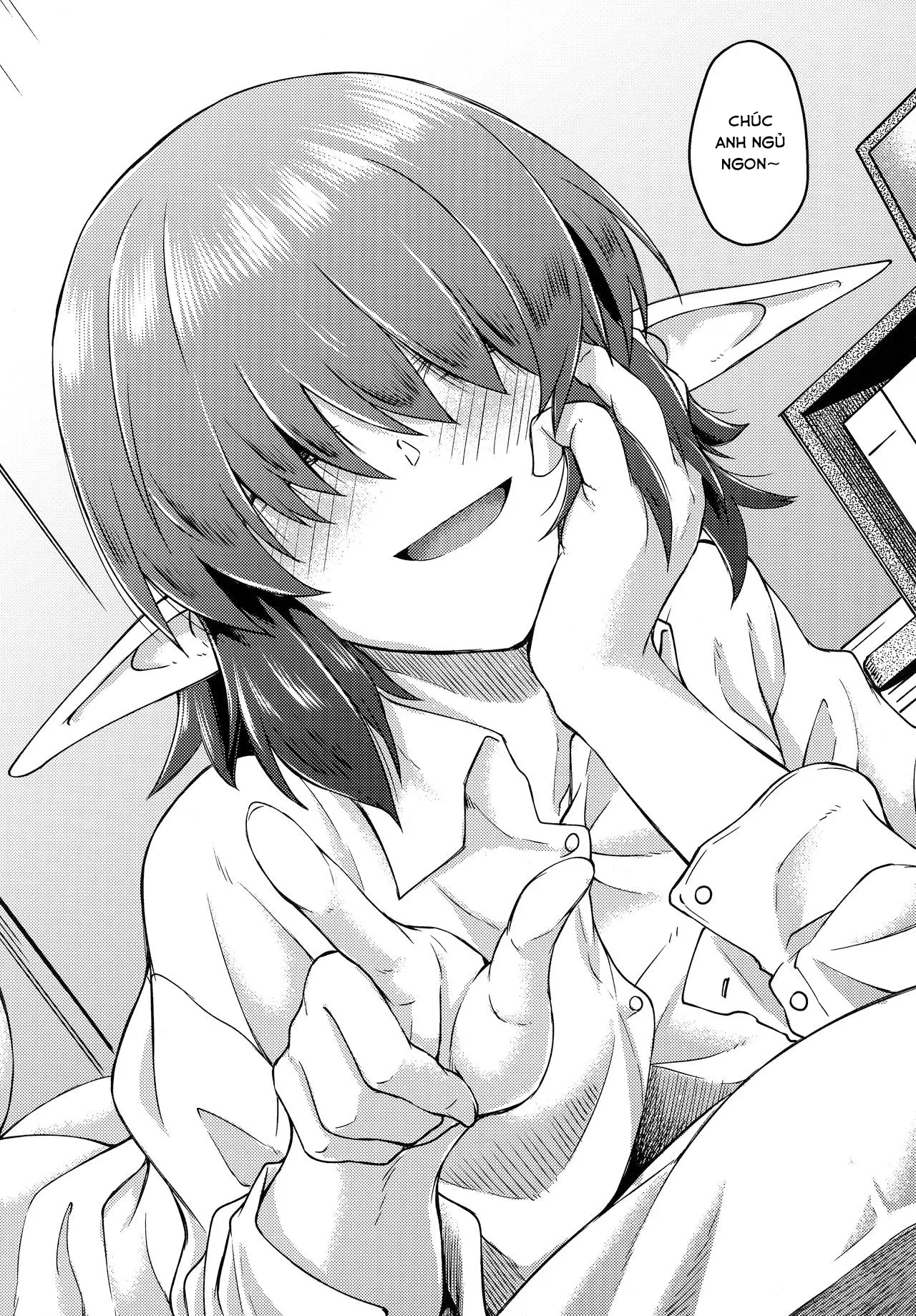 HentaiVN.net - Ảnh 21 - Sống chung một mái nhà cùng cô nàng Elf tóc che mắt [Mekakure Elf-san no Iru Seikatsu; Living with an Elf Whose Hair Hides Her Eyes; メカクレエルフさんの居る生活] - Chap 1