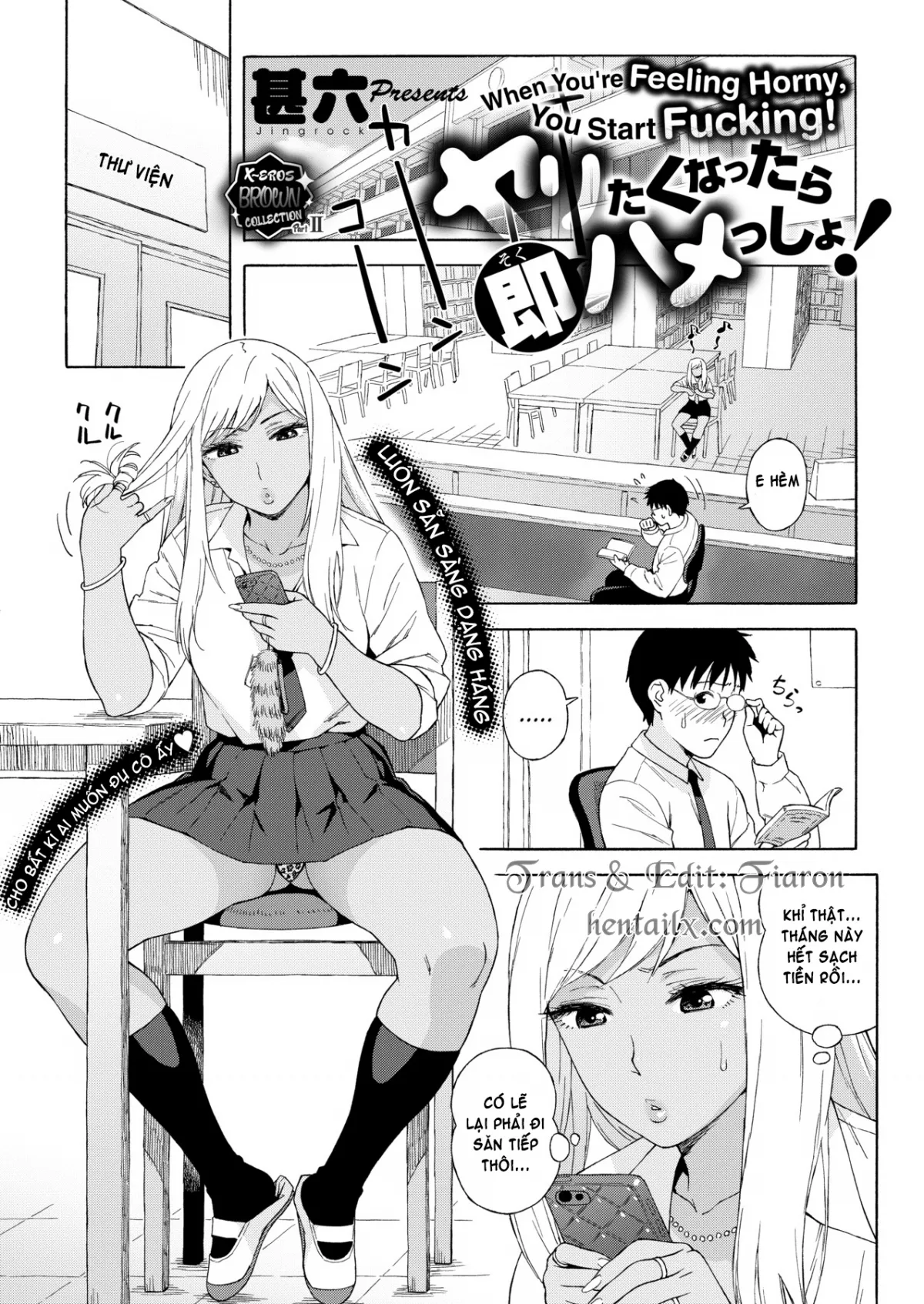 HentaiVN.net - Ảnh 3 - When You’re Feeling Horny You Start Fucking! [Yaritaku nattara Soku Hamessho!] - Chap 1