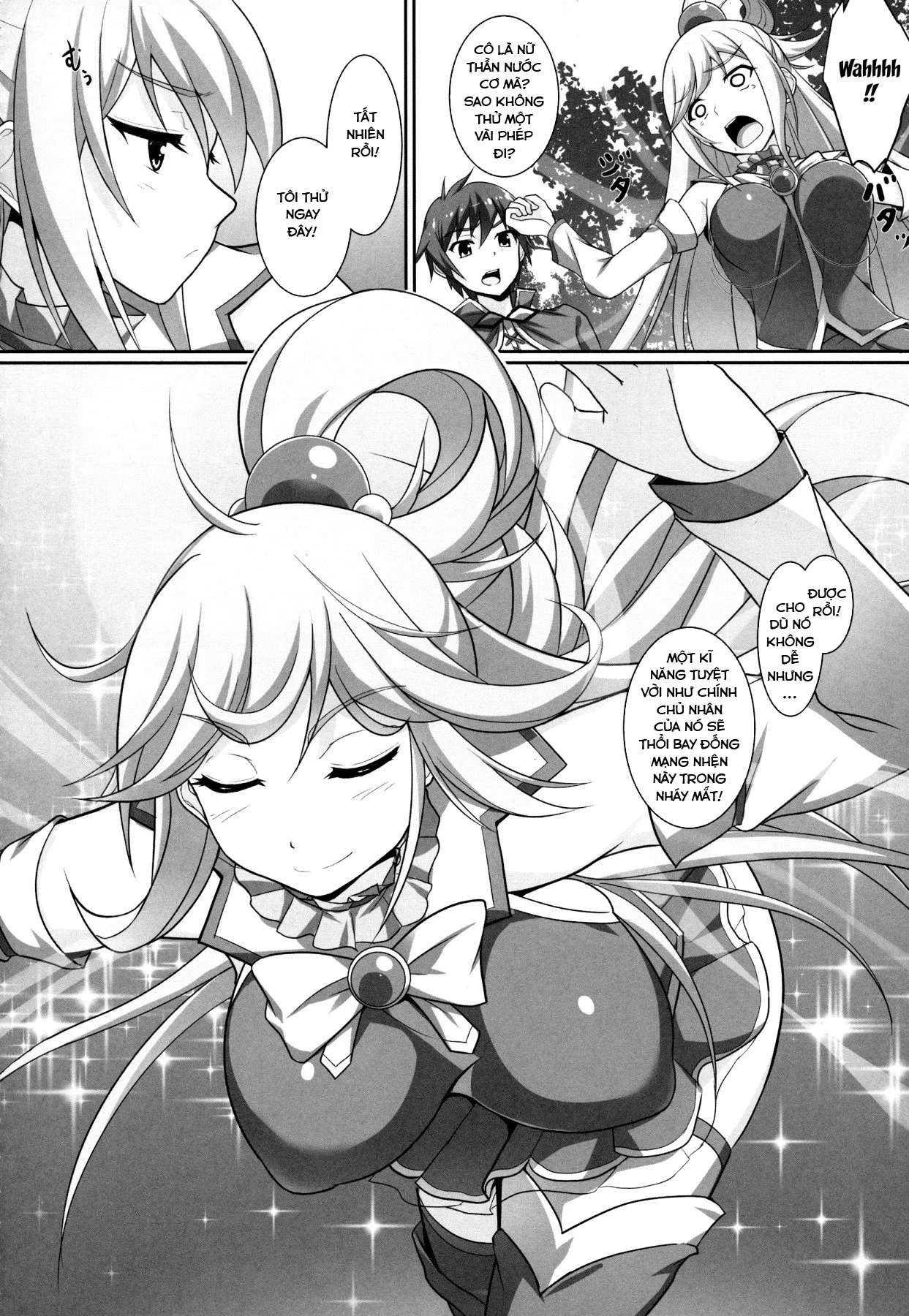 HentaiVN.net - Ảnh 6 - Mizu no Megami-sama no Junan (Kono Subarashii Sekai ni Syukufuku o!) [A Water Goddess's Suffering] - Chap 1