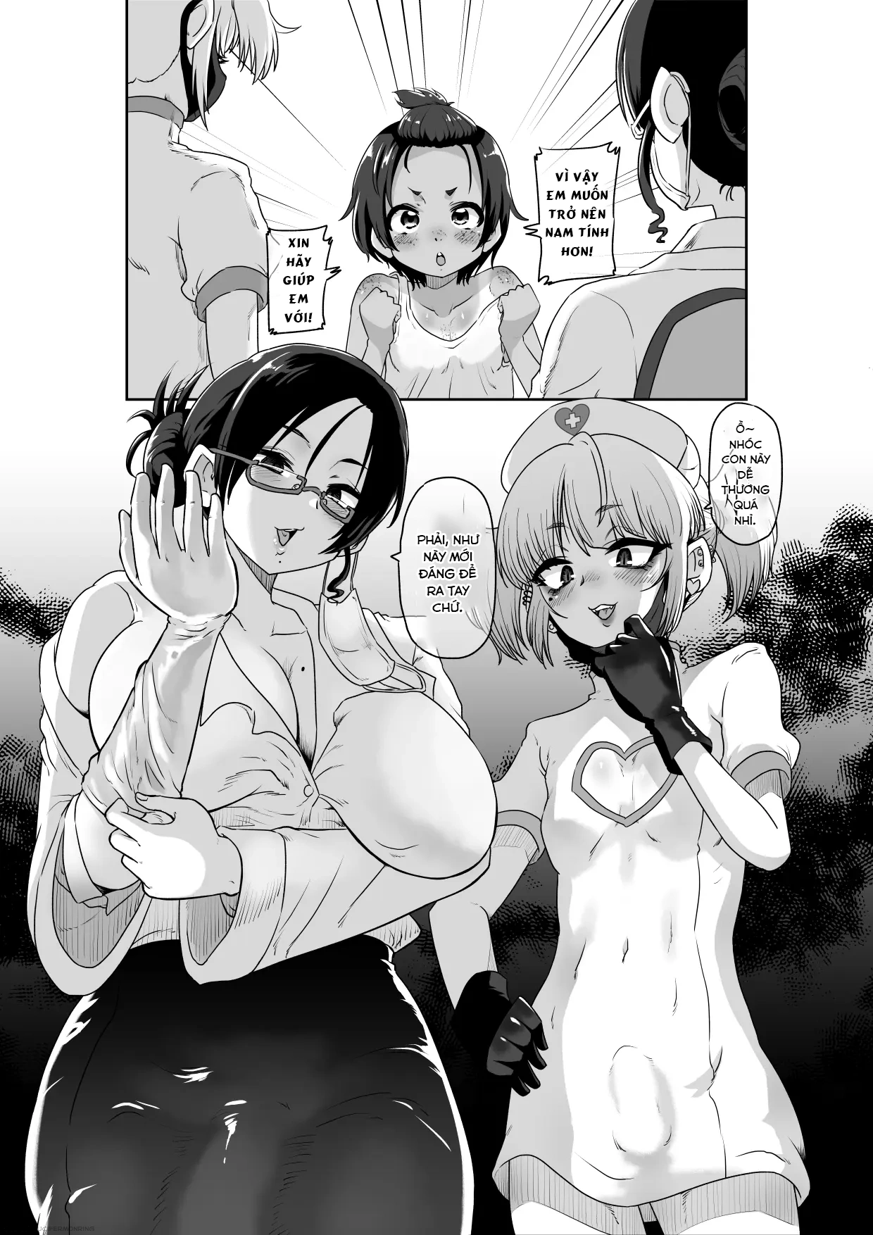 HentaiVN.net - Ảnh 4 - [Nikuyakitei (Nikuyaki)] Mesuiki Shinsatsushitsu+ | Femboy cum clinic - Chap 1