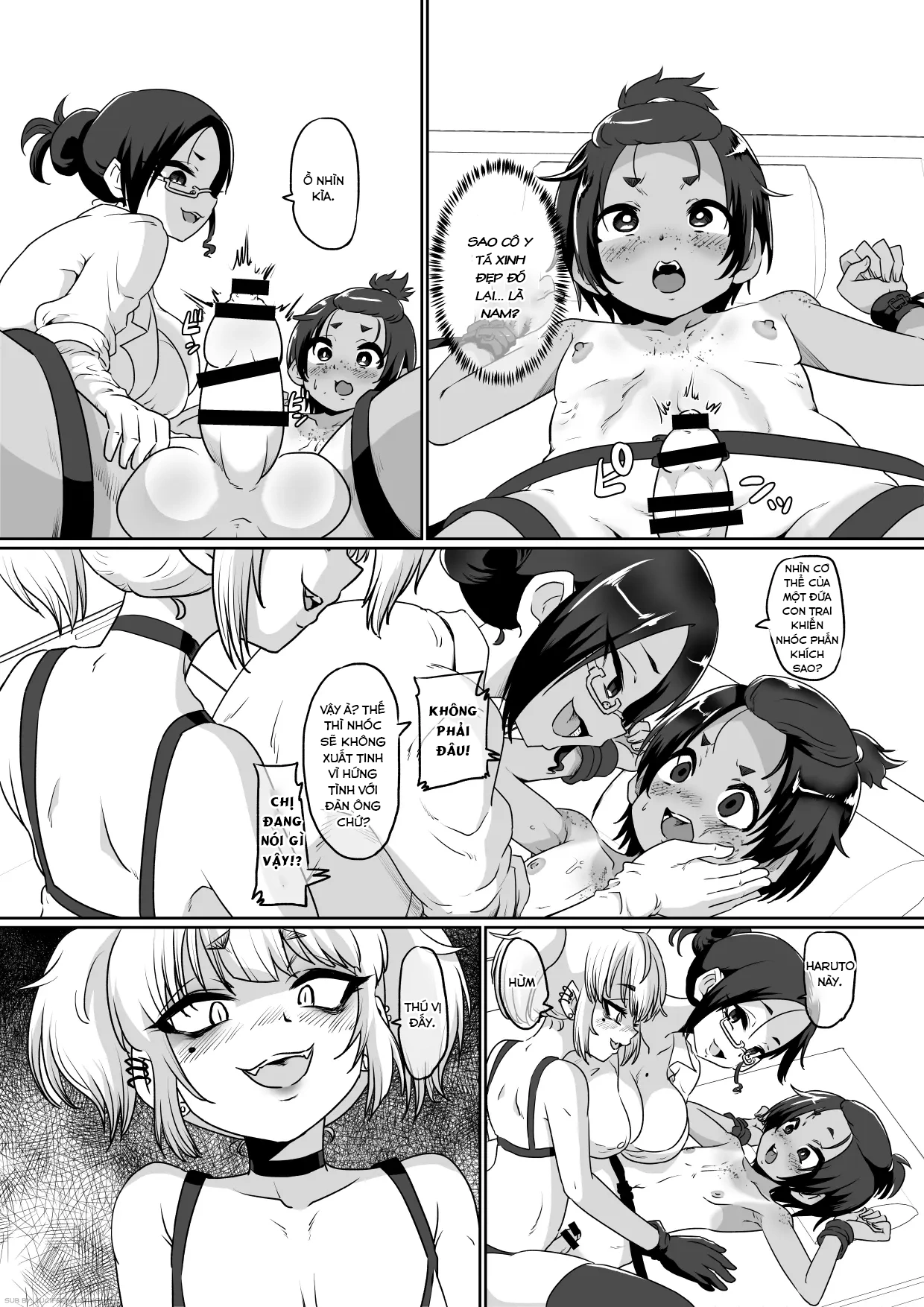 HentaiVN.net - Ảnh 9 - [Nikuyakitei (Nikuyaki)] Mesuiki Shinsatsushitsu+ | Femboy cum clinic - Chap 1