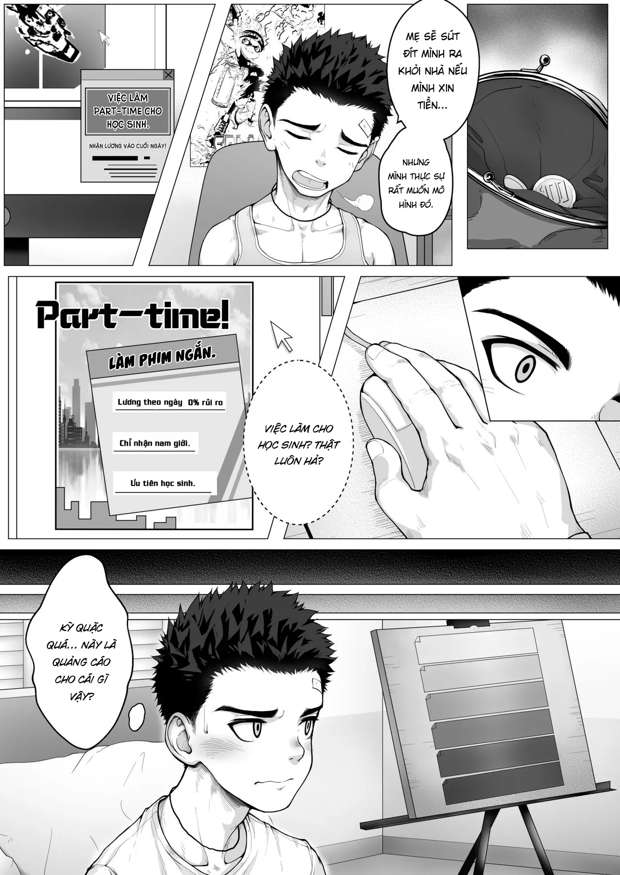 HentaiVN.net - Ảnh 7 - Shonen after school [放课后少年] - Chap 1