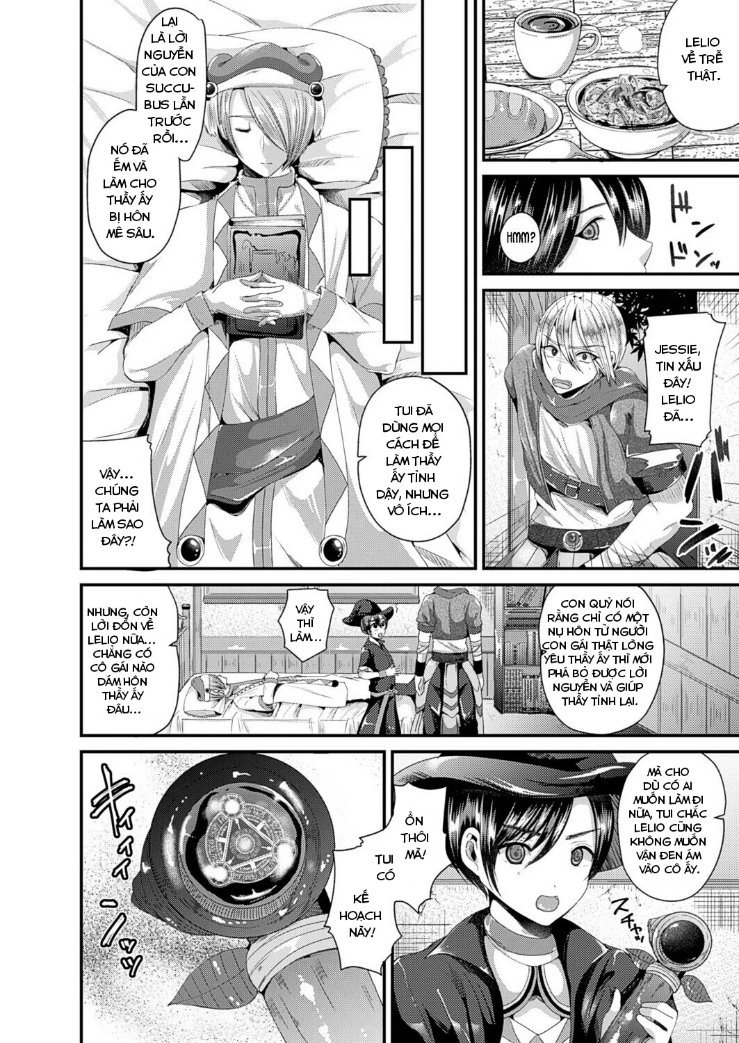 HentaiVN.net - Ảnh 3 - Biến thành một cô gái và trở thành đệ tử của pháp sư! [Turn into a girl and become the sage's apprentice] - Chap 1