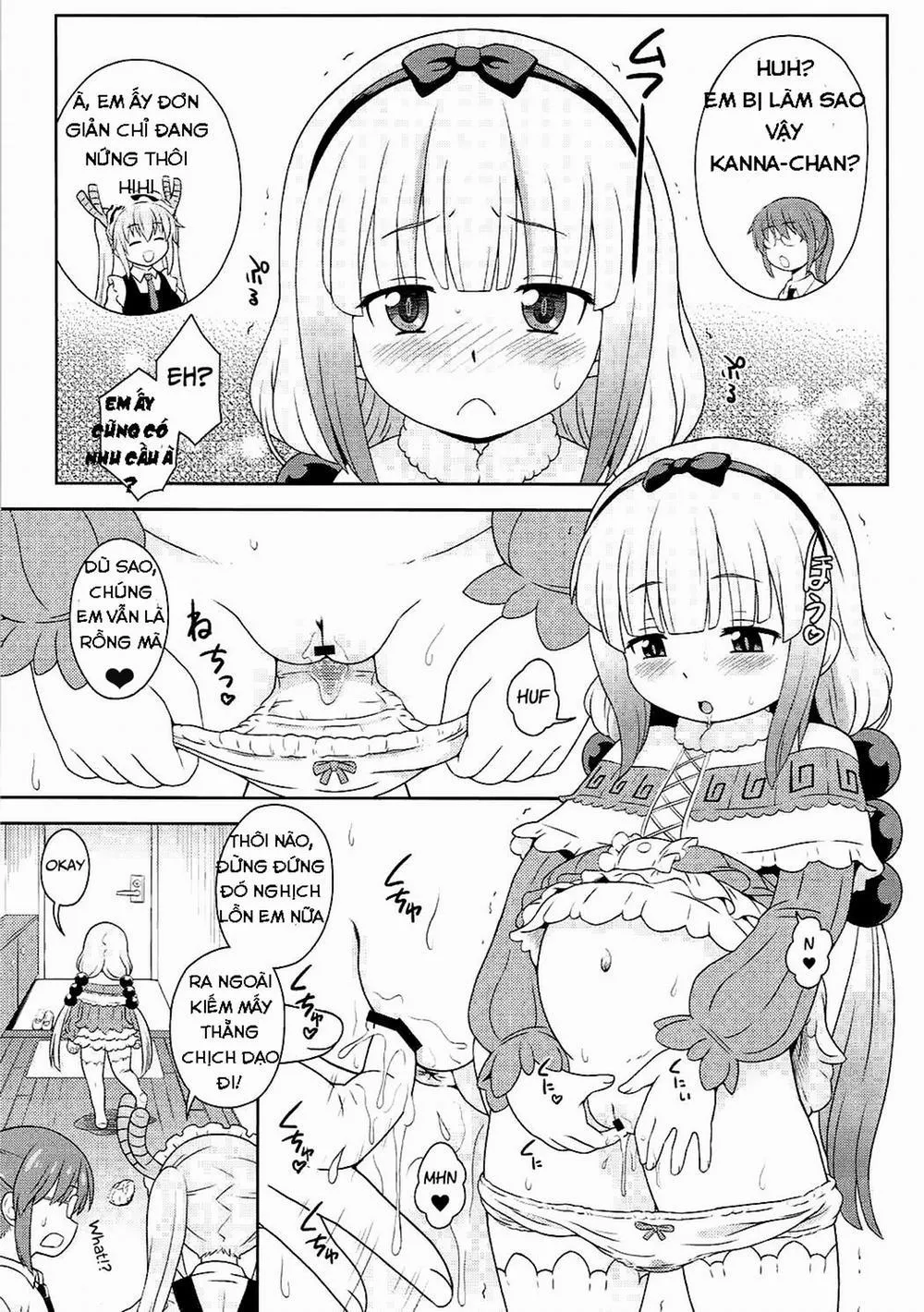 HentaiVN.net - Ảnh 4 - Hatsujouki no Kanna-chan to Kamuix (Kobayashi-san-chi no Maid Dragon) - Chap 1