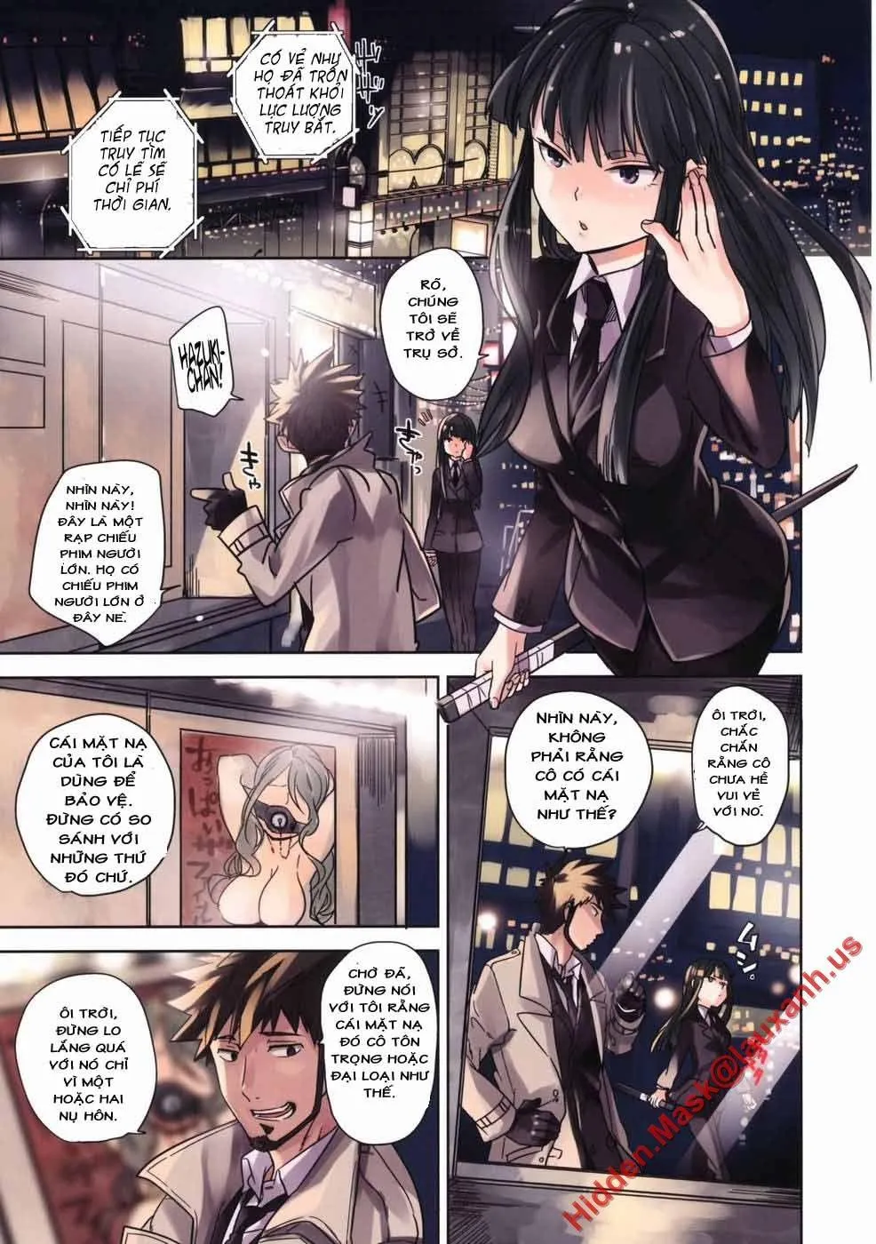 HentaiVN.net - Ảnh 3 - Leather Face (Darker Than Black) - Chap 1