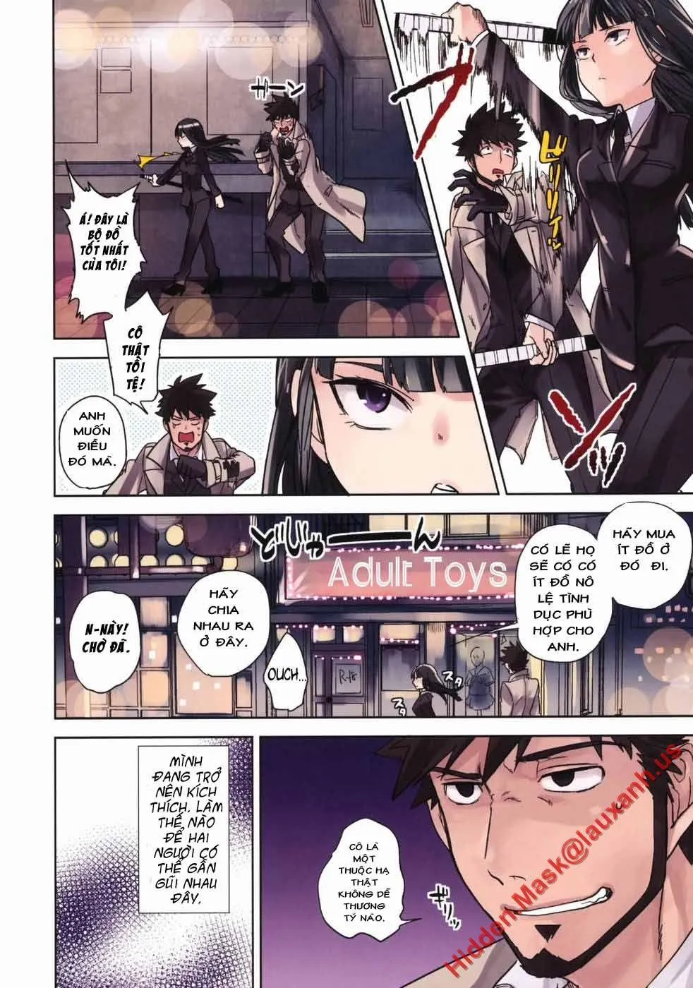 HentaiVN.net - Ảnh 4 - Leather Face (Darker Than Black) - Chap 1