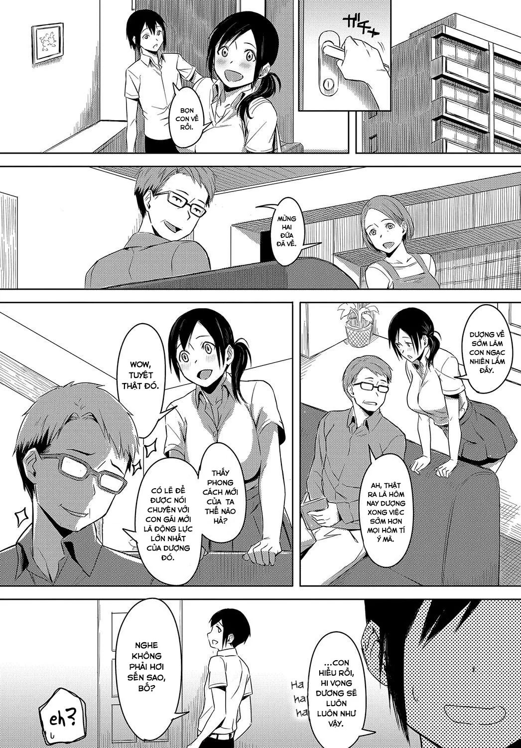 HentaiVN.net - Ảnh 4 - Love Among Family [Naka Mutsumajiku] - Chap 1