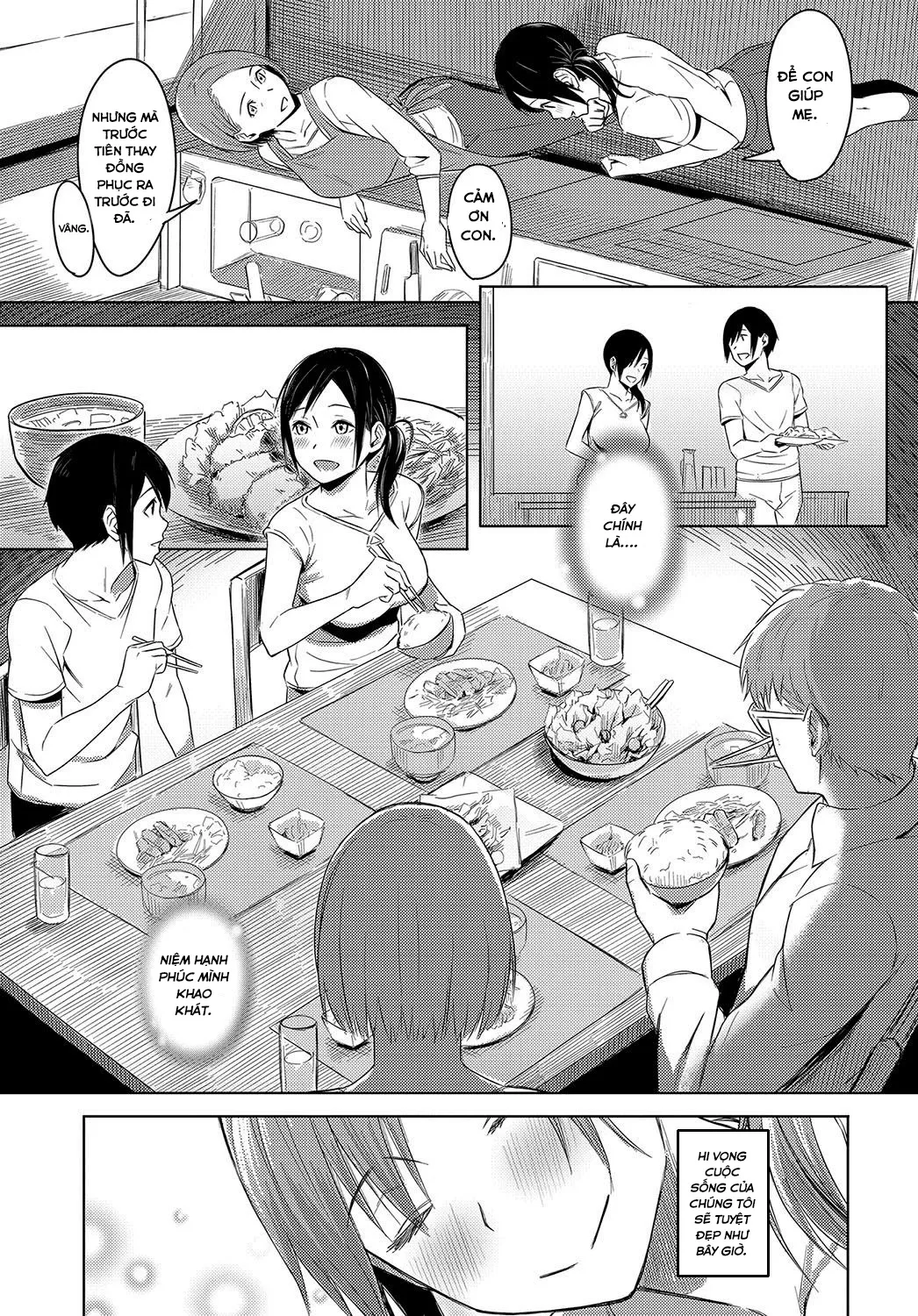 HentaiVN.net - Ảnh 5 - Love Among Family [Naka Mutsumajiku] - Chap 1