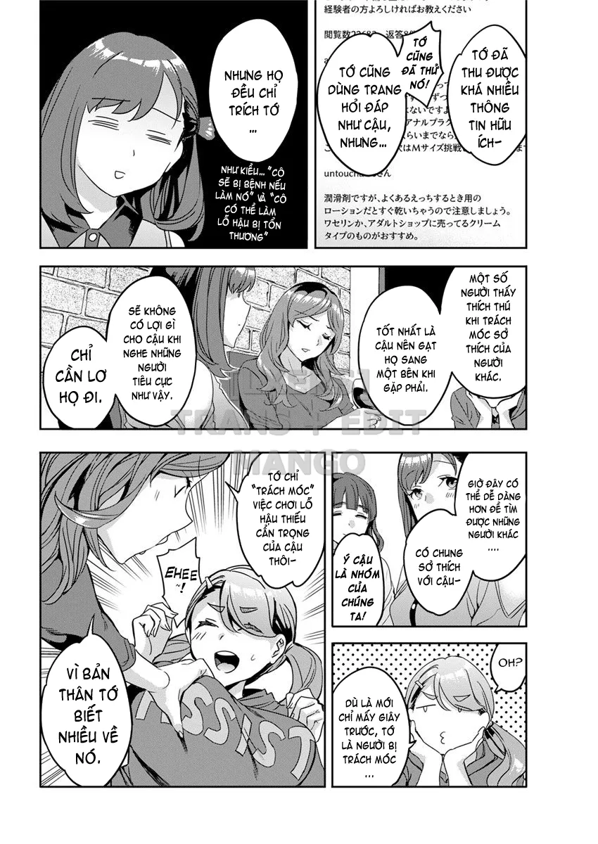 HentaiVN.net - Ảnh 12 - Shiritagari Joshi [The Woman Who Wants To Know About Anal] - Chap 2