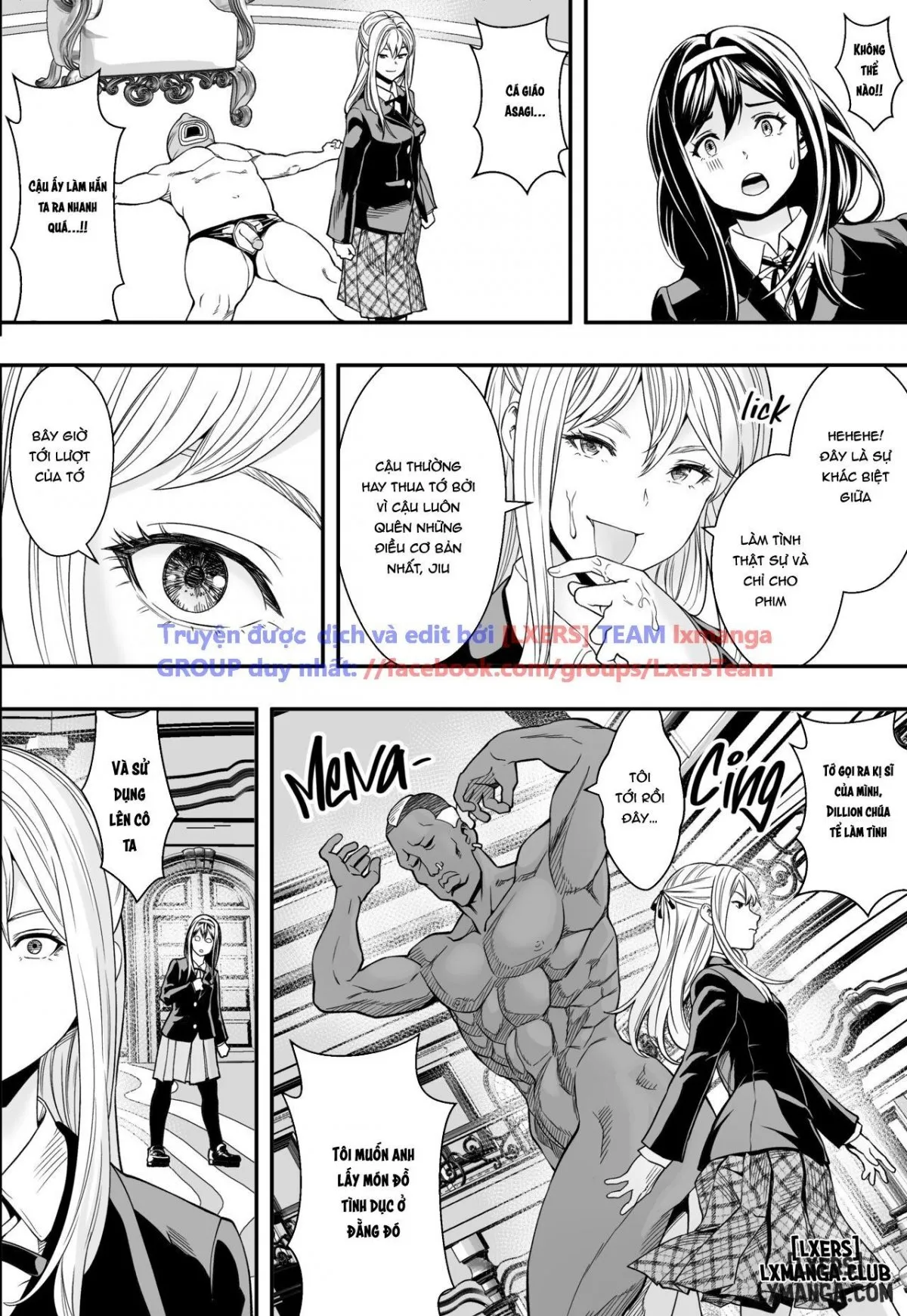 HentaiVN.net - Ảnh 10 - Fuck Fight Academy - Chap 1