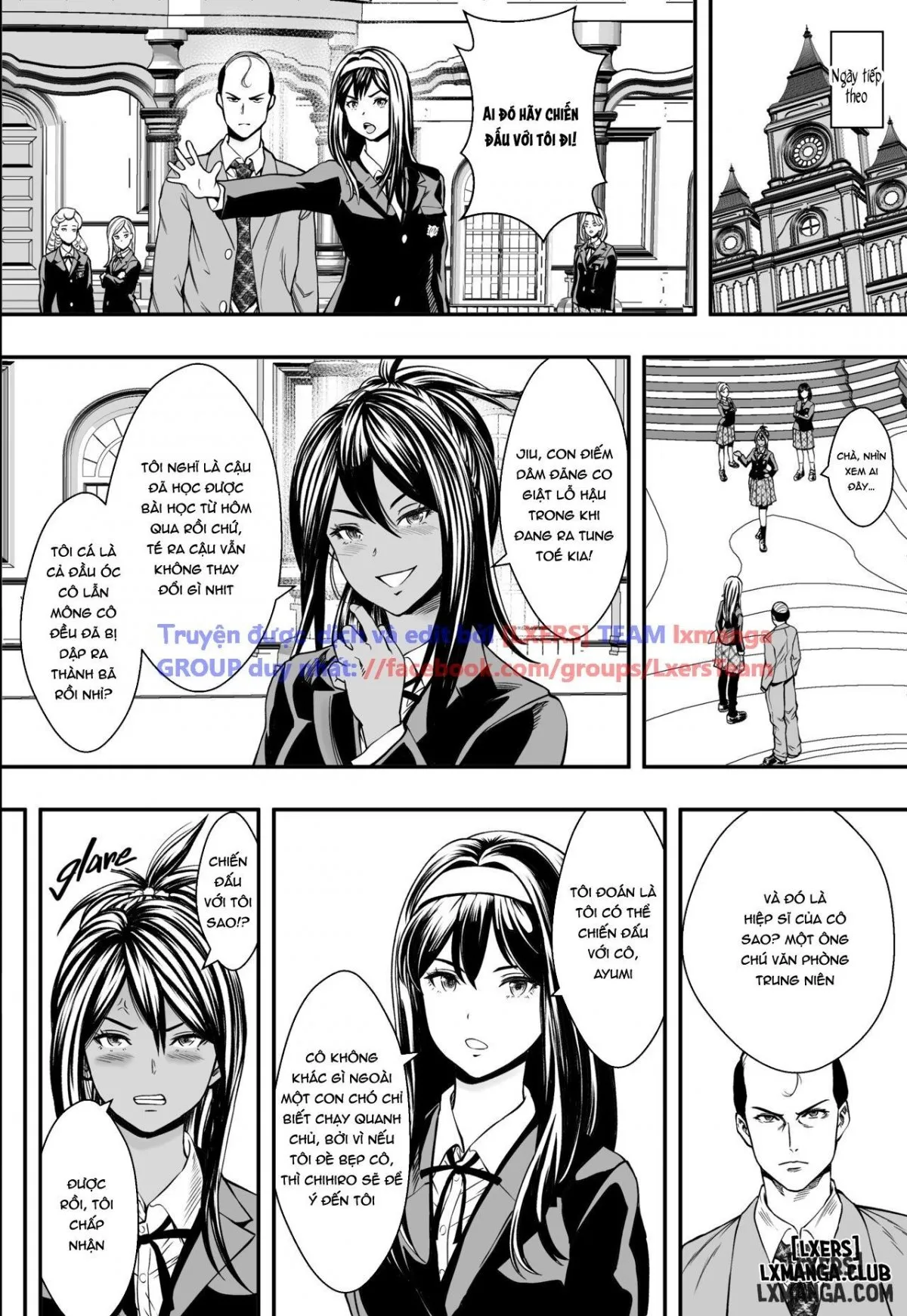HentaiVN.net - Ảnh 18 - Fuck Fight Academy - Chap 1