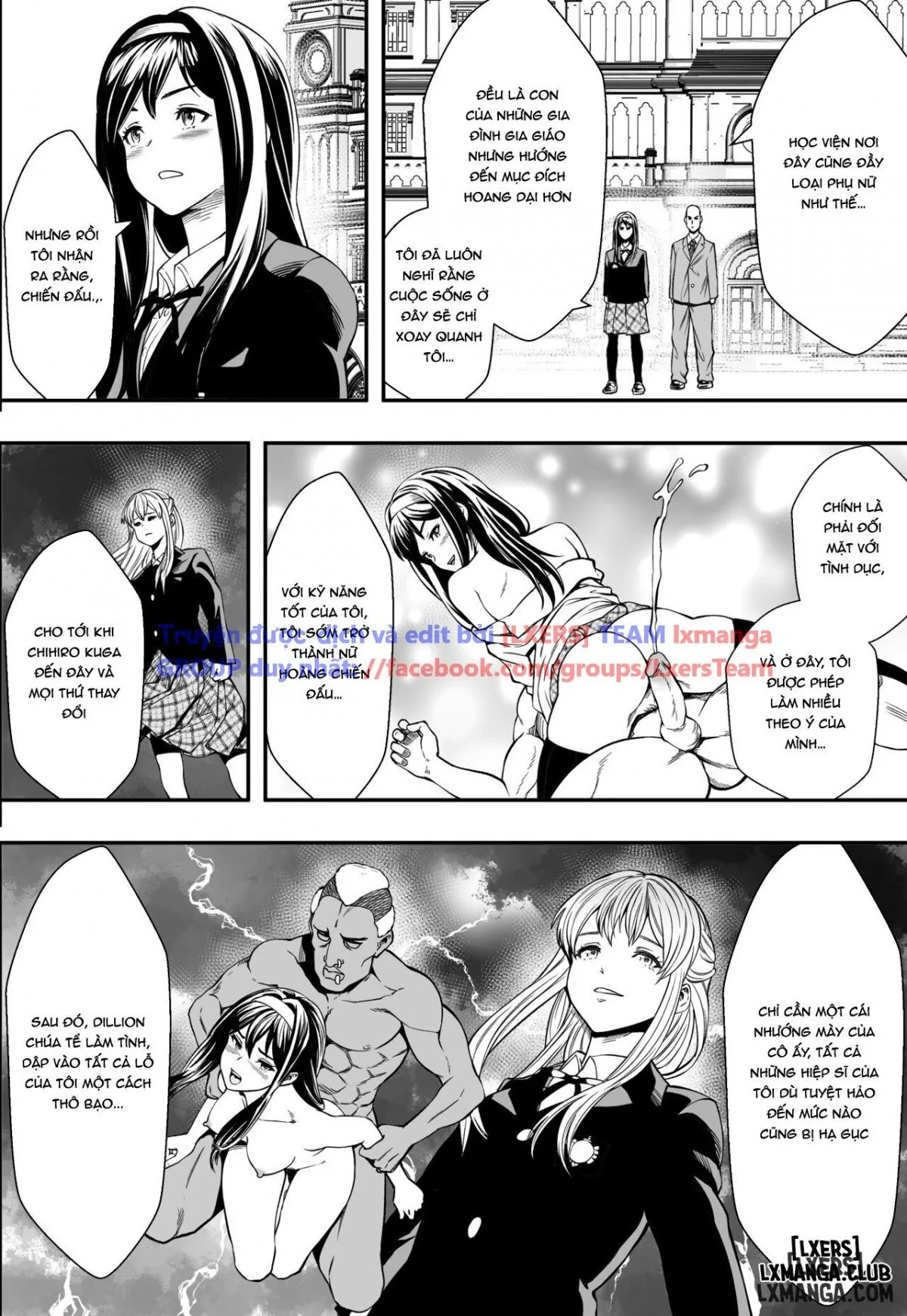HentaiVN.net - Ảnh 26 - Fuck Fight Academy - Chap 1