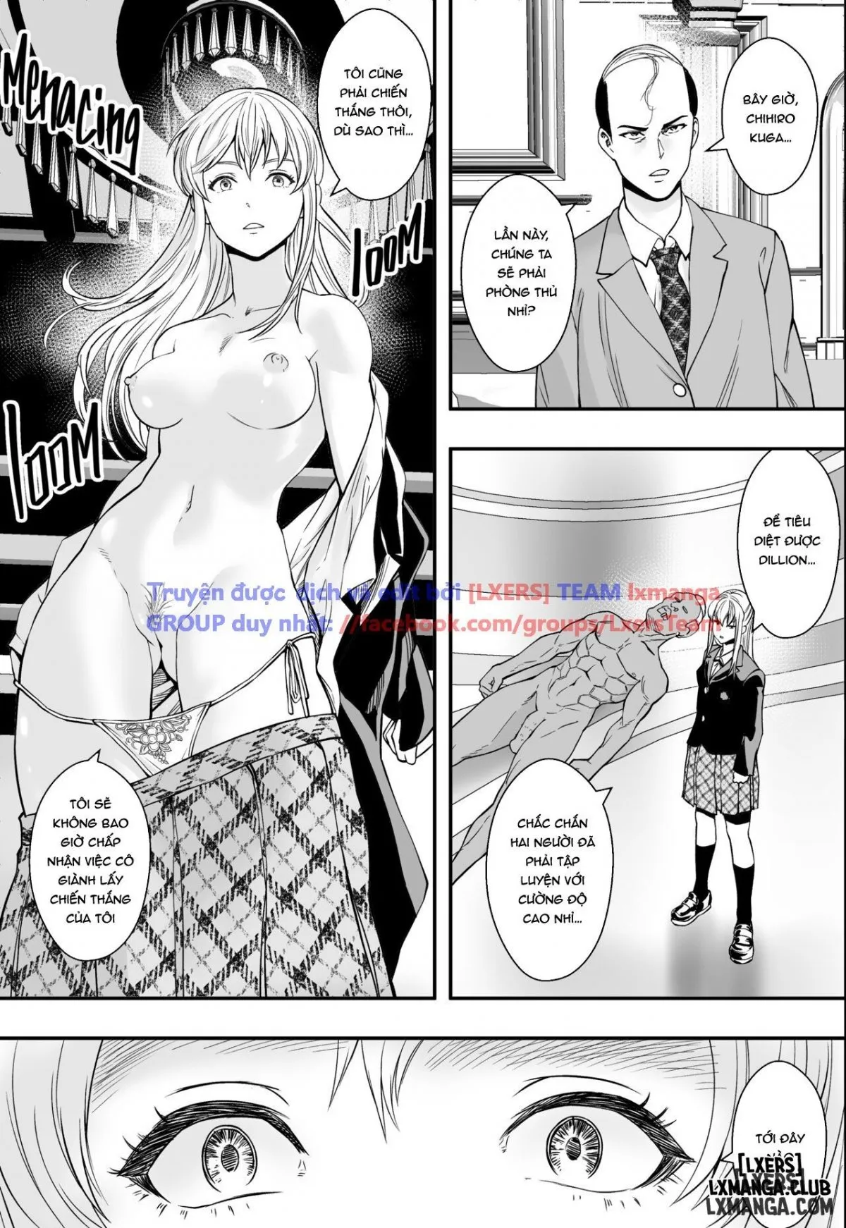 HentaiVN.net - Ảnh 41 - Fuck Fight Academy - Chap 1