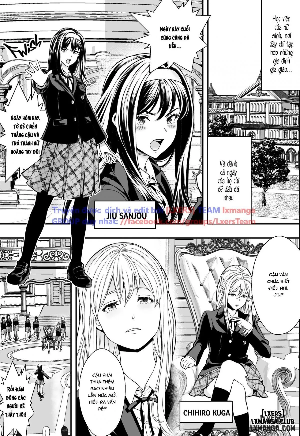 HentaiVN.net - Ảnh 5 - Fuck Fight Academy - Chap 1