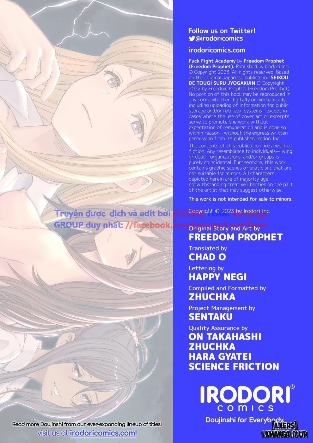 HentaiVN.net - Ảnh 55 - Fuck Fight Academy - Chap 1