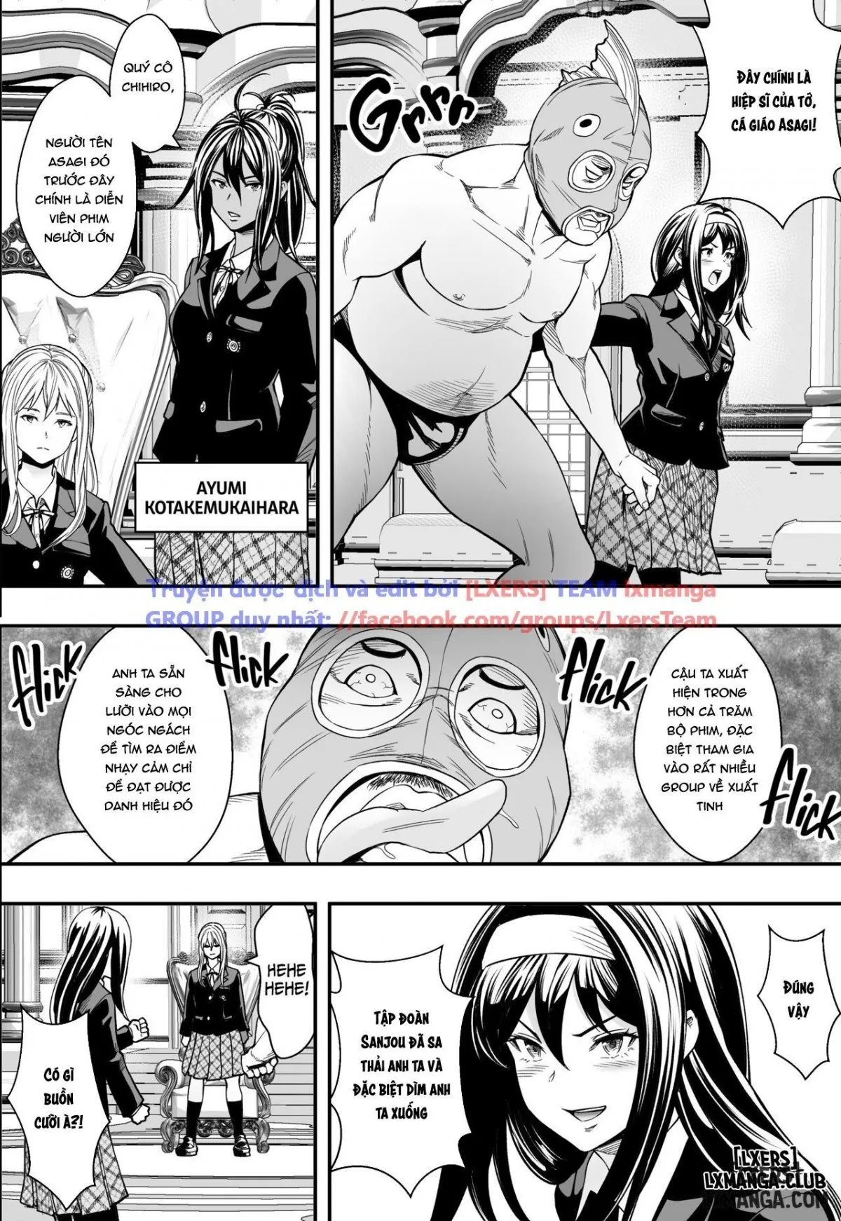 HentaiVN.net - Ảnh 6 - Fuck Fight Academy - Chap 1