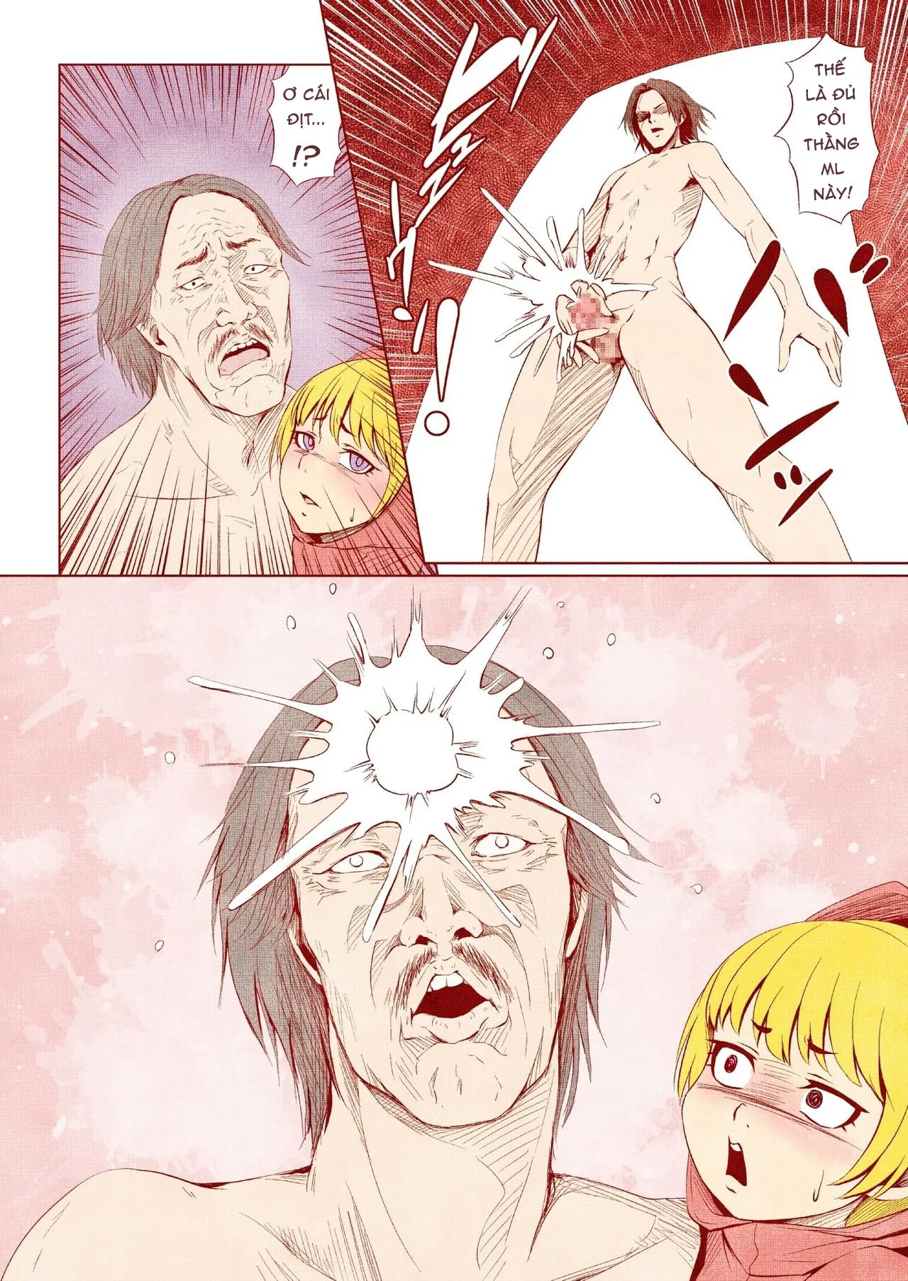 HentaiVN.net - Ảnh 12 - Cậu bé quàng khăn đỏ [Otsukai Chinpo Akazukin-kun!; おつかいちんぽ赤ずきんくん!] - Chap 1
