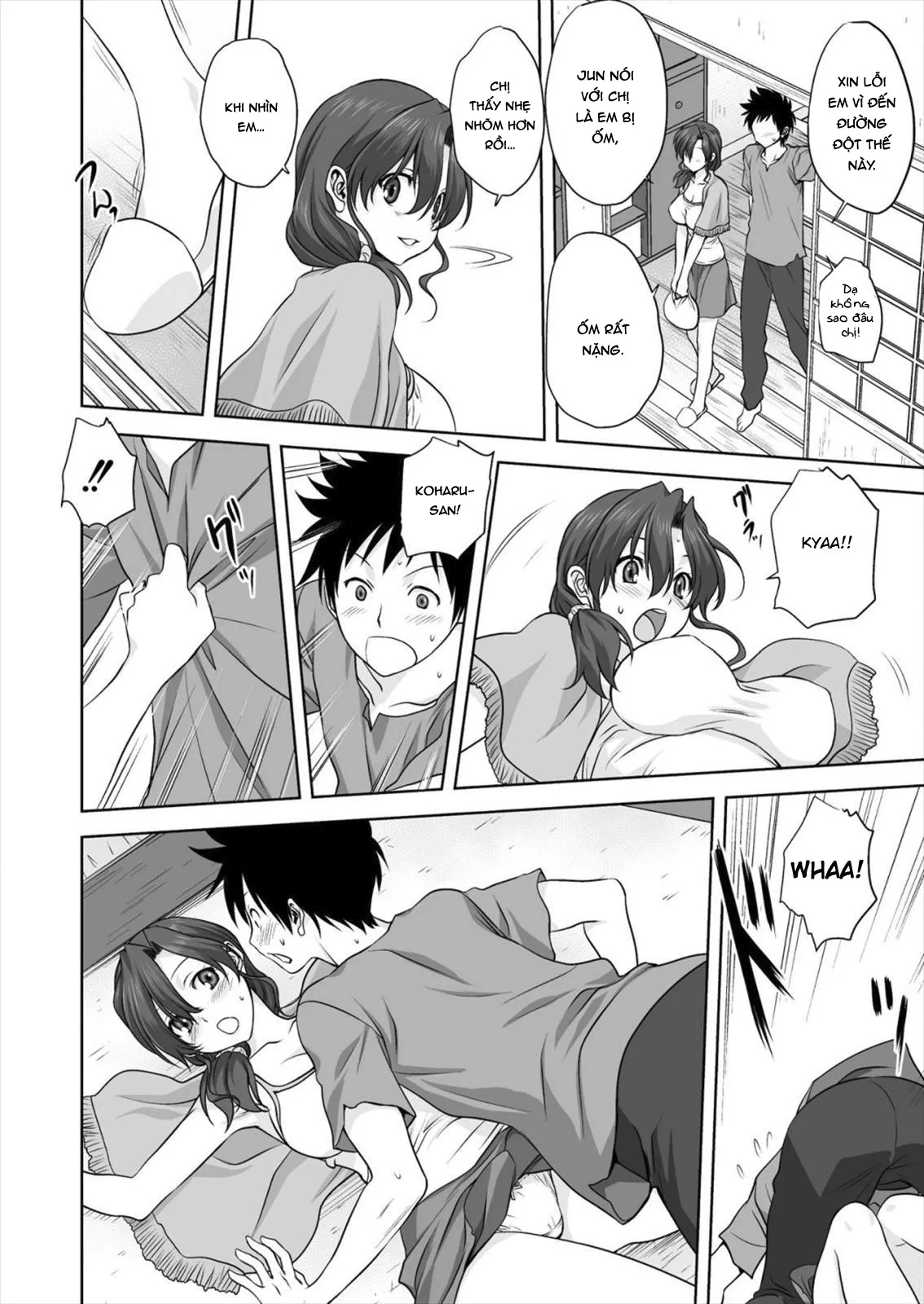 HentaiVN.net - Ảnh 10 - Chị Koharu [Koharu Biyori] - Chap 1