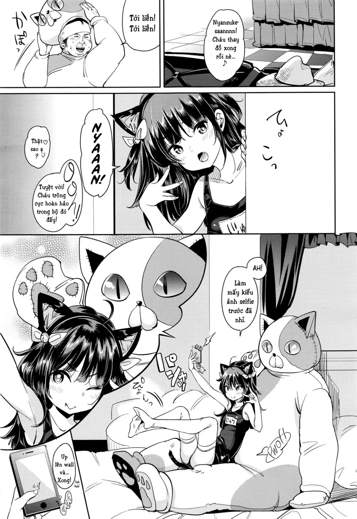 HentaiVN.net - Ảnh 6 - Nyan Nyan Kojin Satsueikai [Nyan Nyan Private Photoshoot Session] - Chap 1