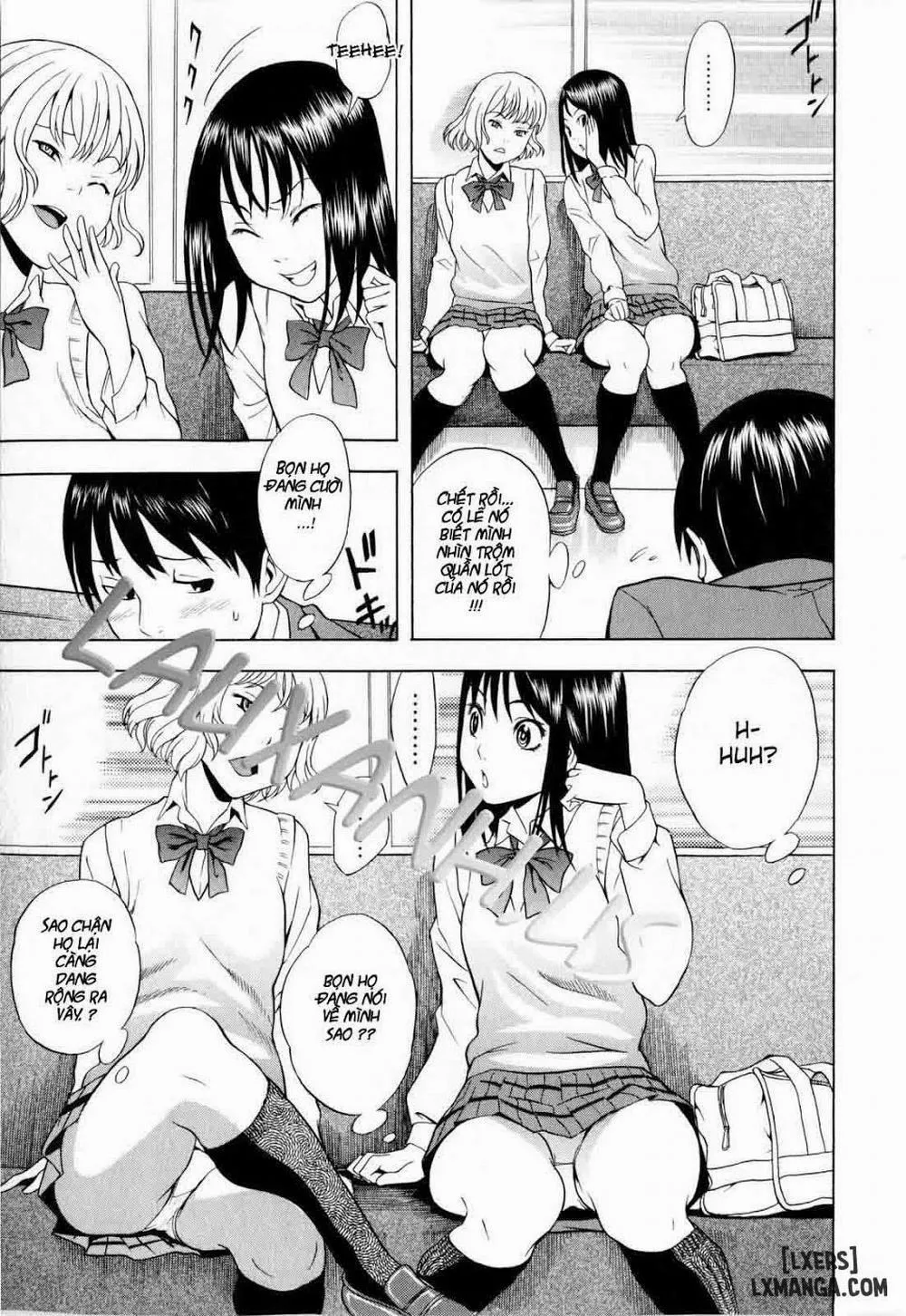 HentaiVN.net - Ảnh 3 - Naughty Upskirt Angels - Chap 1