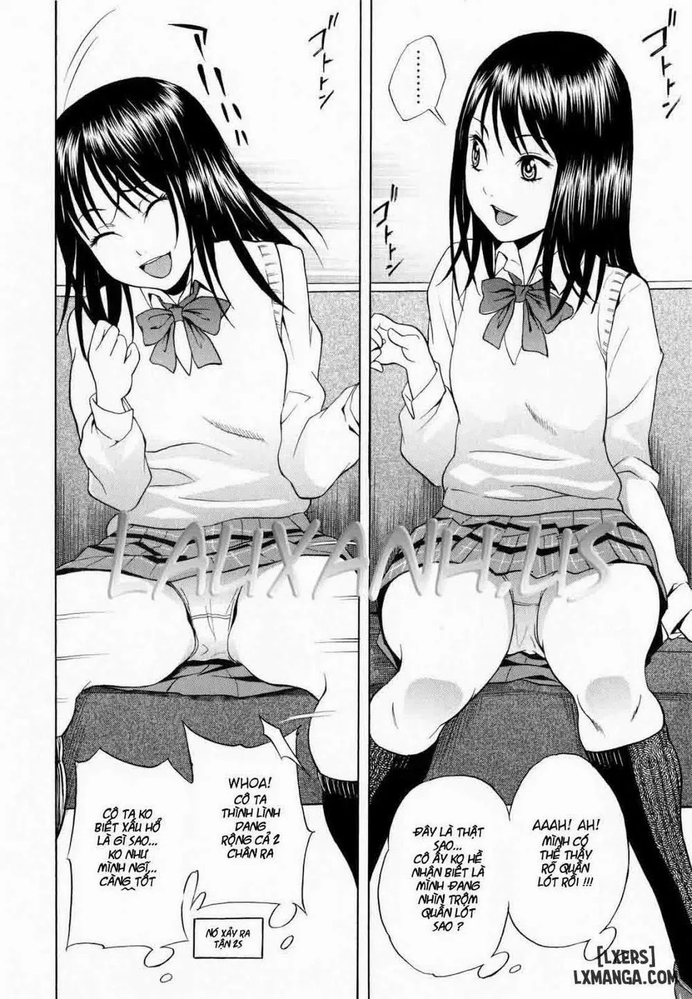 HentaiVN.net - Ảnh 4 - Naughty Upskirt Angels - Chap 1