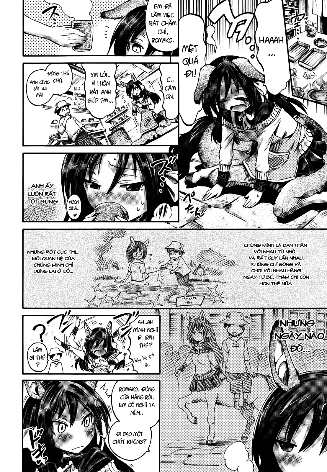 HentaiVN.net - Ảnh 4 - Cơ mà mình cũng là một centaur chứ bộ! [私だってケンタウロスなんだからね!; Well, I'm a Centaur, Too, You Know] - Chap 1