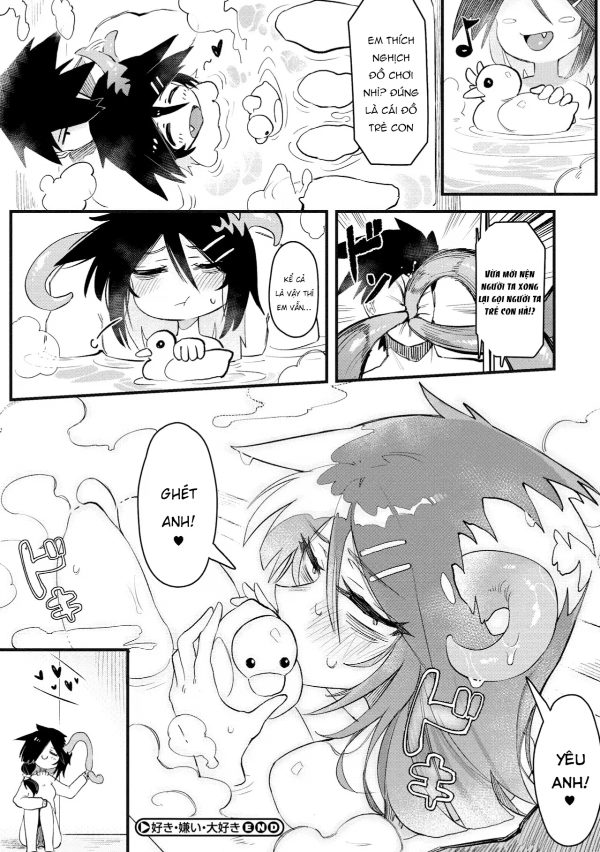 HentaiVN.net - Ảnh 29 - Suki Kirai Daisuki - Chap 1