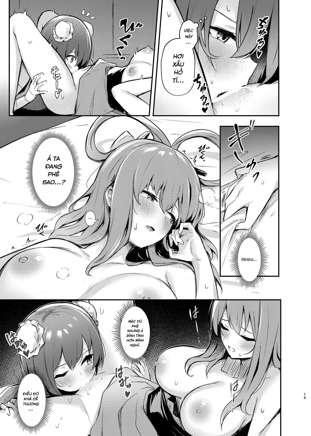 HentaiVN.net - Ảnh 13 - Kasen-chan no Jasen Rouraku Challenge (Touhou Project) [Bochi Bochi no Ki (Borusiti)] - Chap 1