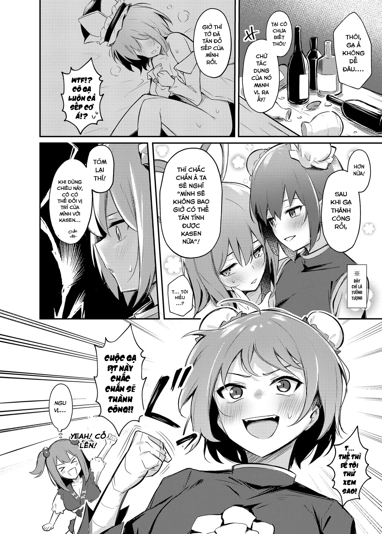 HentaiVN.net - Ảnh 6 - Kasen-chan no Jasen Rouraku Challenge (Touhou Project) [Bochi Bochi no Ki (Borusiti)] - Chap 1
