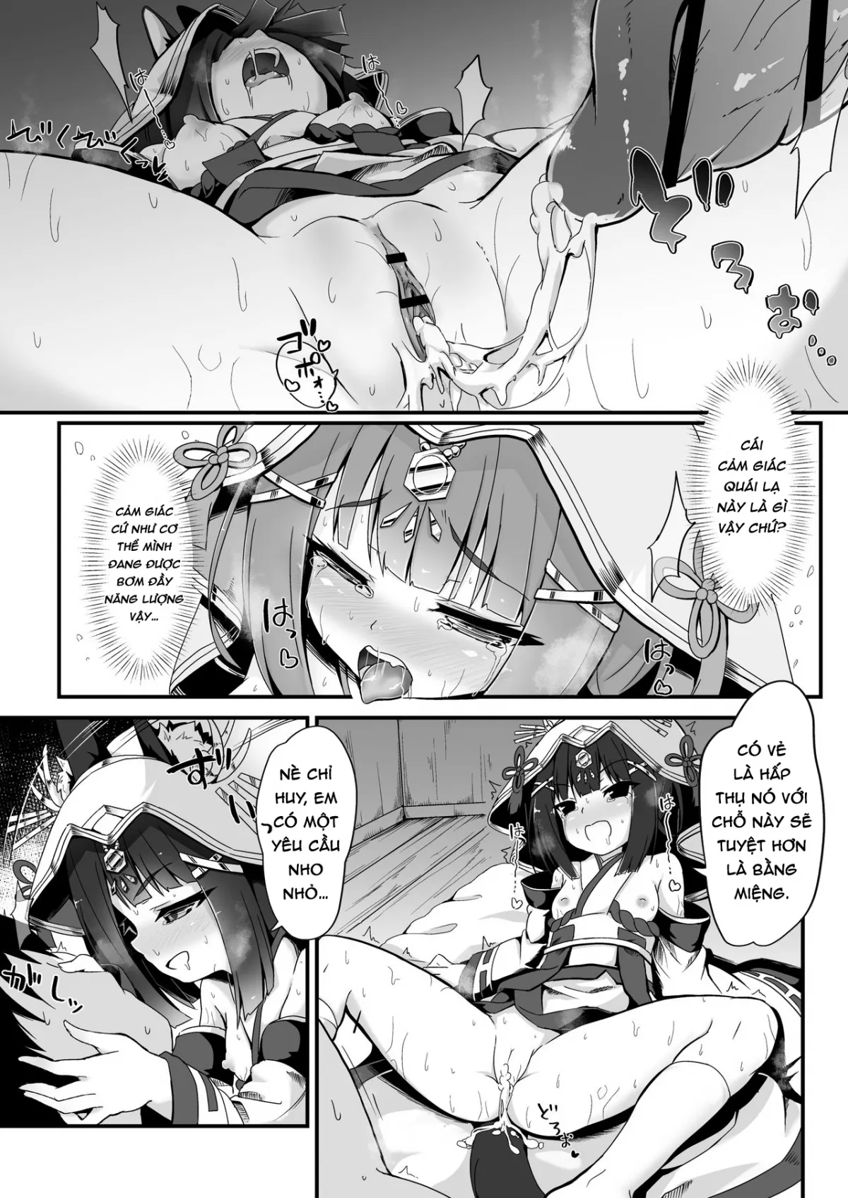 HentaiVN.net - Ảnh 14 - Đêm Tân Hôn Của Nagato Trong Bộ Váy Cưới (Azur Lane) [Kekkon Ishou de Shinkon Shoya | First Night in the Wedding Dress] - Chap 1