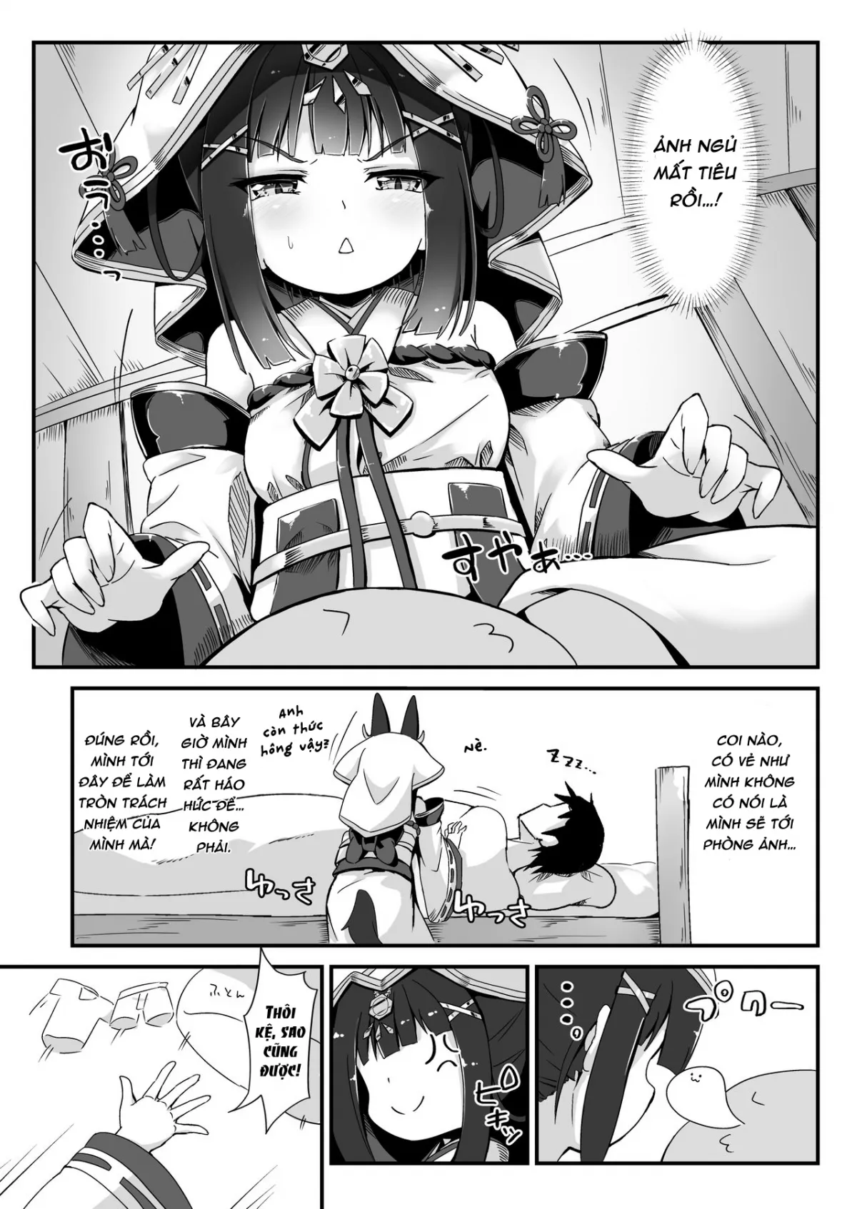 HentaiVN.net - Ảnh 5 - Đêm Tân Hôn Của Nagato Trong Bộ Váy Cưới (Azur Lane) [Kekkon Ishou de Shinkon Shoya | First Night in the Wedding Dress] - Chap 1