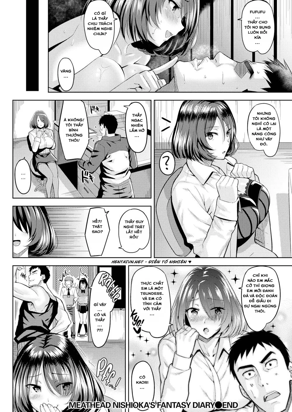 HentaiVN.net - Ảnh 20 - Thầy Thể Dục Đầu Đất và Cô Y Tá Dâm Đãng! [Meathead Nishioka's Fantasy Diary] - Chap 1