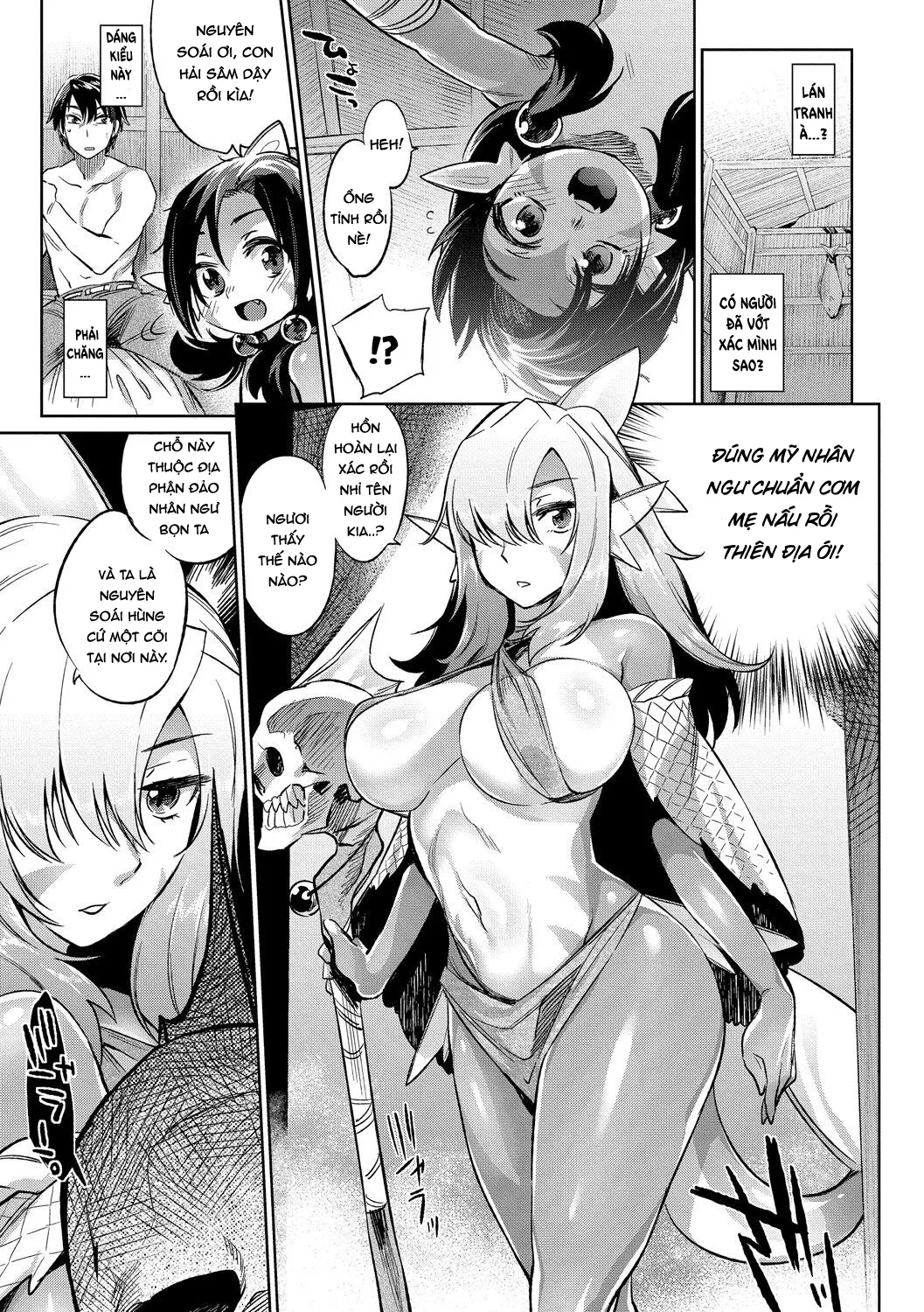 HentaiVN.net - Ảnh 4 - Gyoryuushima no Okite ~Jikyuu 1500 yen!! Gyogyou o Tetsudau Kantan na Oshigoto desu. (Dansei nomi Bashou) Kouhen~(Reup) [魚竜島の掟 ～時給1500円！！漁業を手伝う簡単なお仕事です。(男性のみ募集) 後編～] - Chap 1