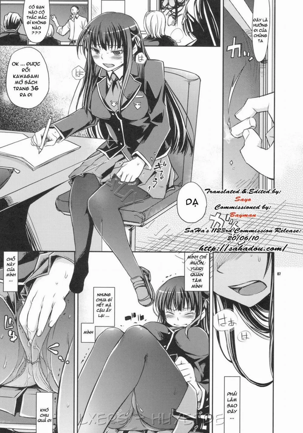 HentaiVN.net - Ảnh 5 - Shouko to Yuji to NTR (Baka To Test To Shoukanjuu) - Chap 1
