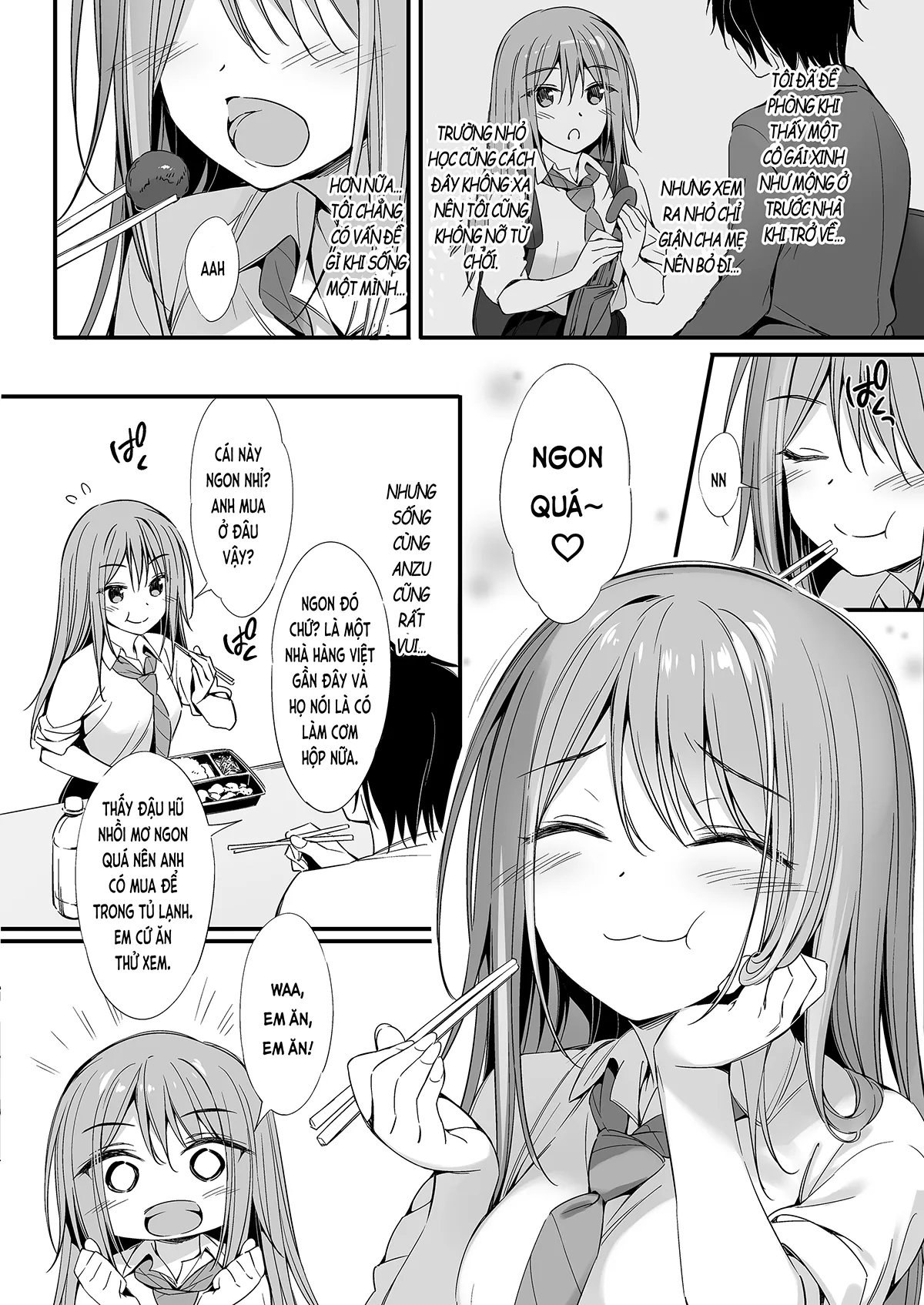 HentaiVN.net - Ảnh 3 - Sống cùng nhỏ bụi đời (nguyên tác) [Iede Shoujo to Dousei Seikatsu; 家出少女と同棲性活] - Chap 1