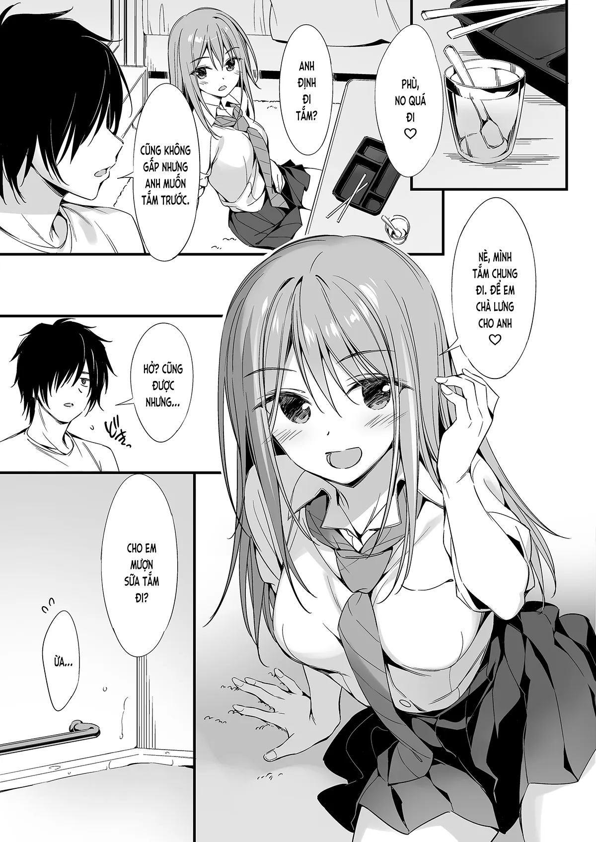 HentaiVN.net - Ảnh 4 - Sống cùng nhỏ bụi đời (nguyên tác) [Iede Shoujo to Dousei Seikatsu; 家出少女と同棲性活] - Chap 1
