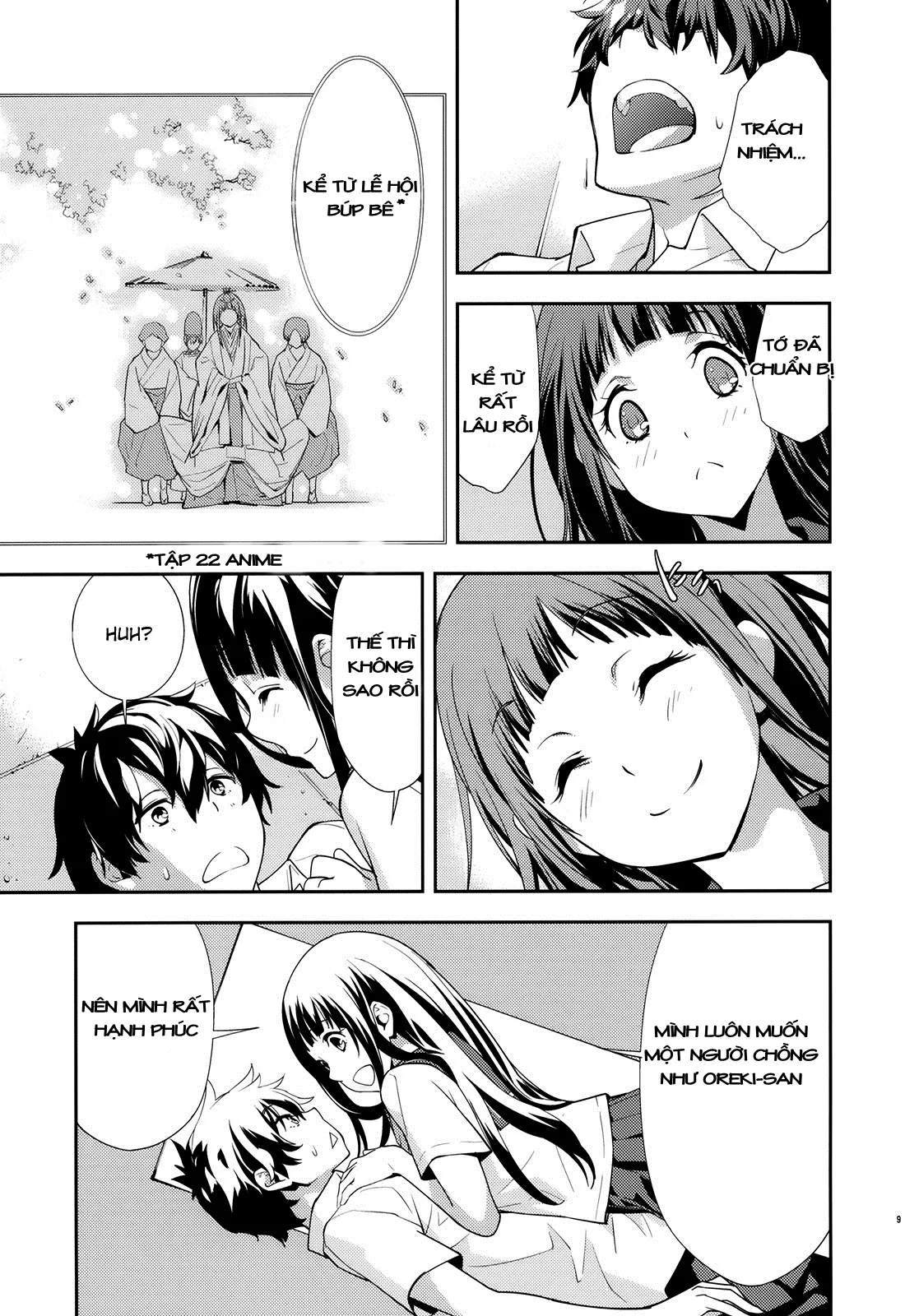 HentaiVN.net - Ảnh 12 - Breath (Hyouka) - Chap 1