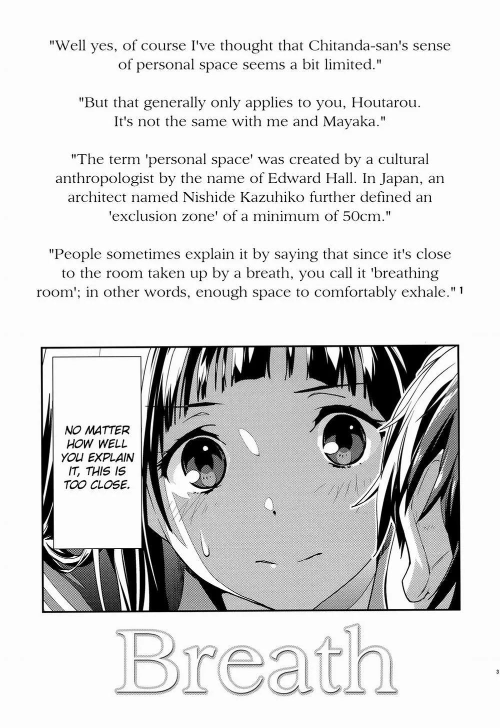 HentaiVN.net - Ảnh 6 - Breath (Hyouka) - Chap 1