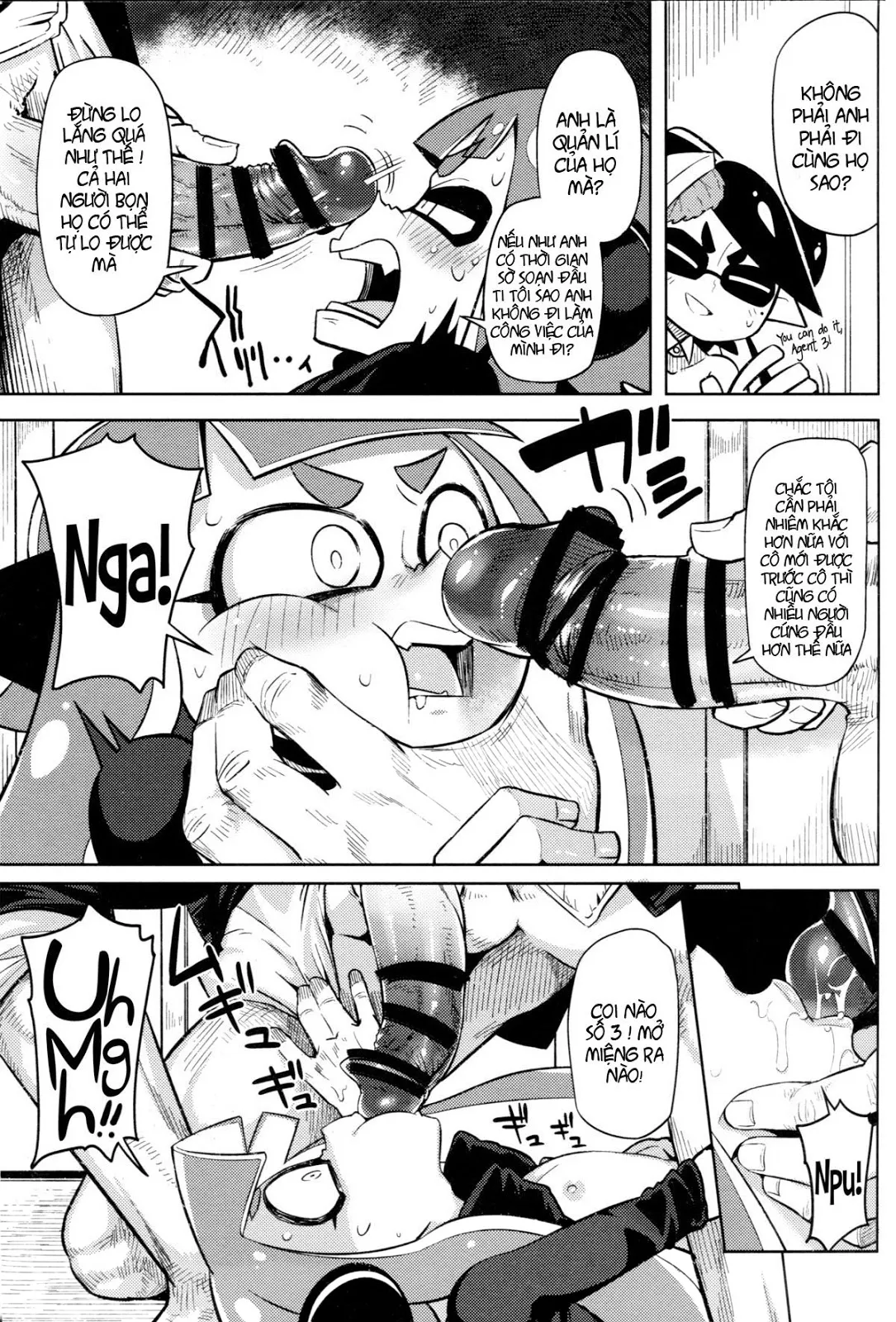 HentaiVN.net - Ảnh 12 - Hero Kikiippatsu (Splatoon) [The Hero's Critical Moment] - Chap 1