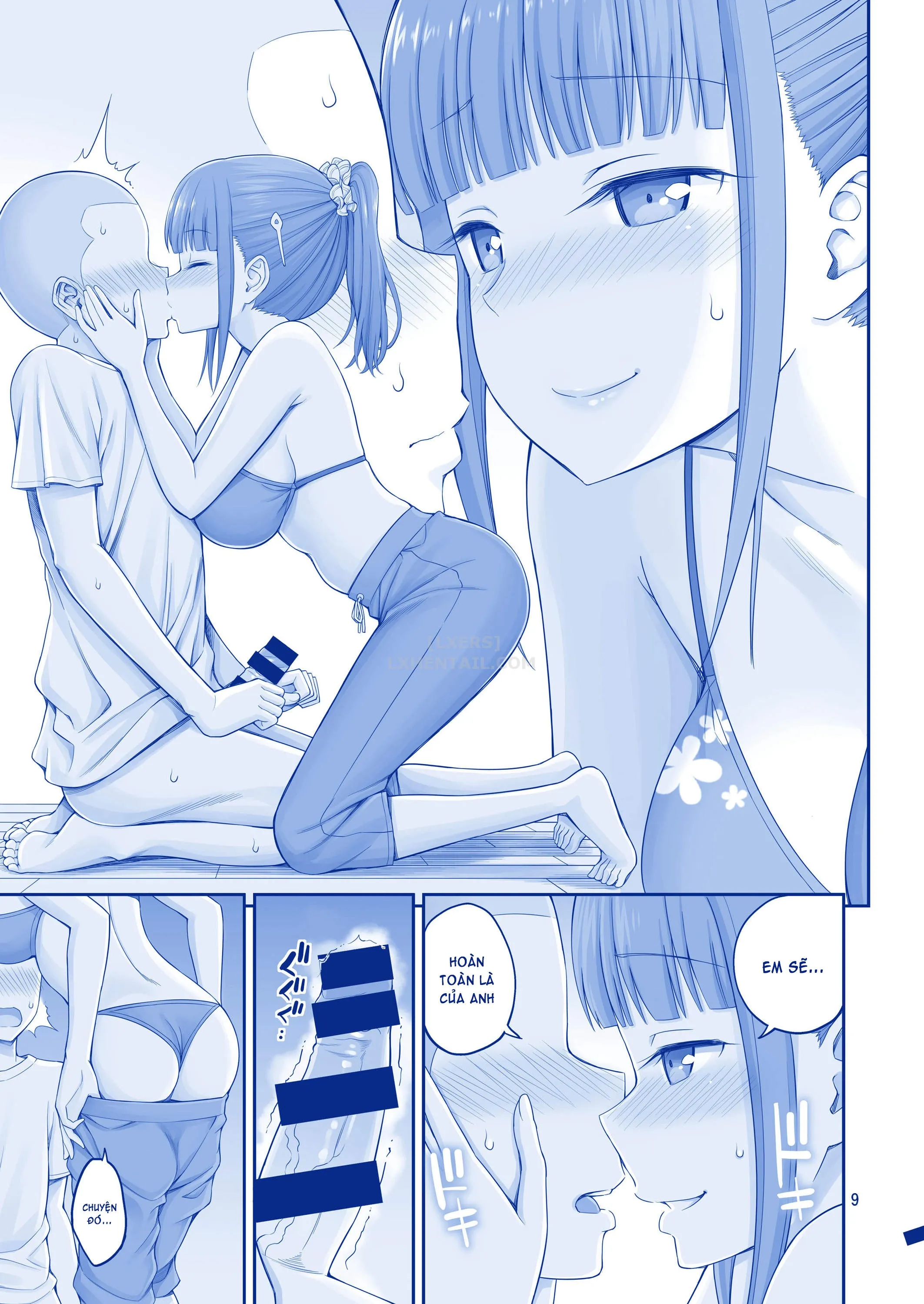 HentaiVN.net - Ảnh 9 - Kimi wa Akogare no Tawawa - Chap 1