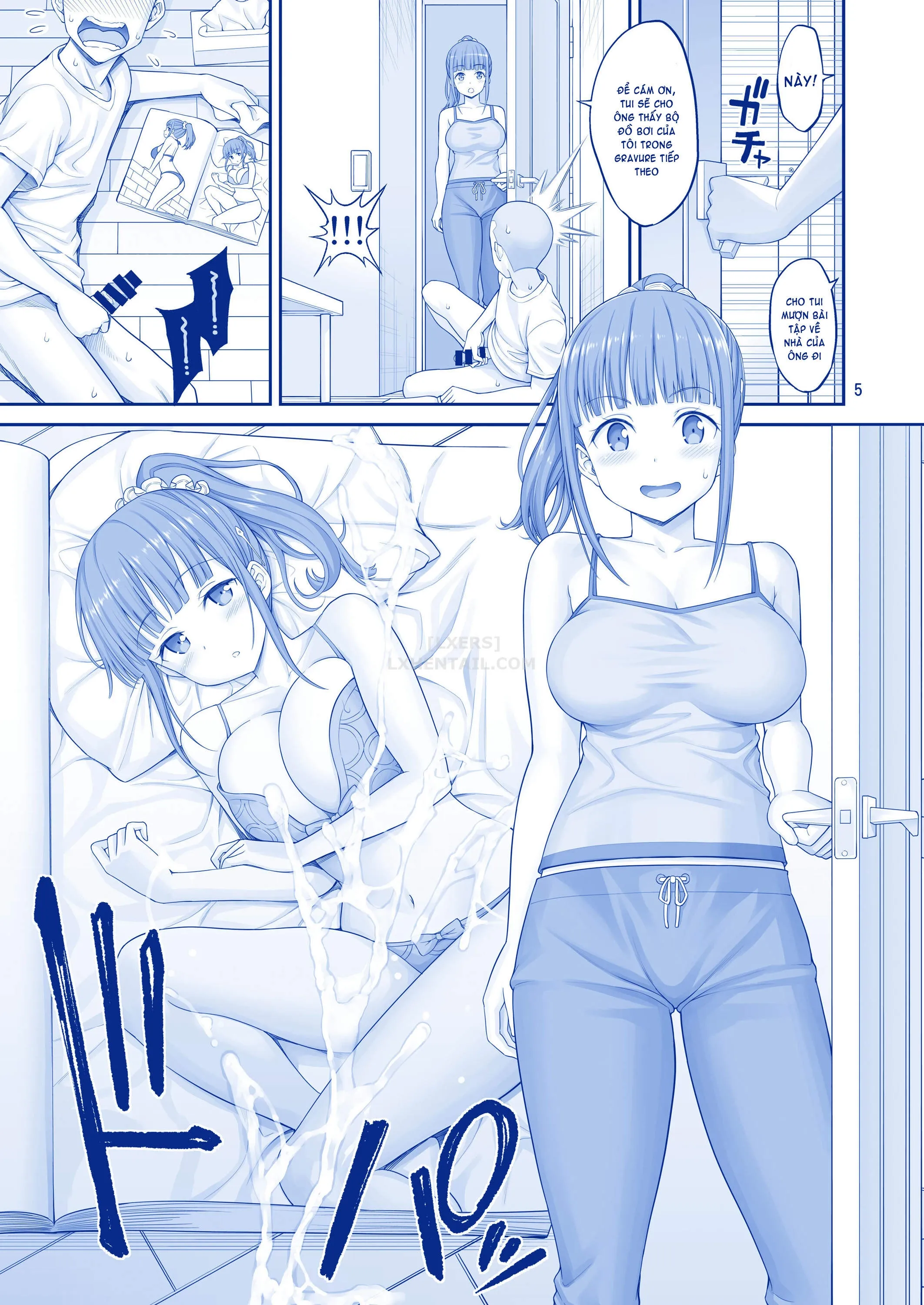 HentaiVN.net - Ảnh 5 - Kimi wa Akogare no Tawawa - Chap 1