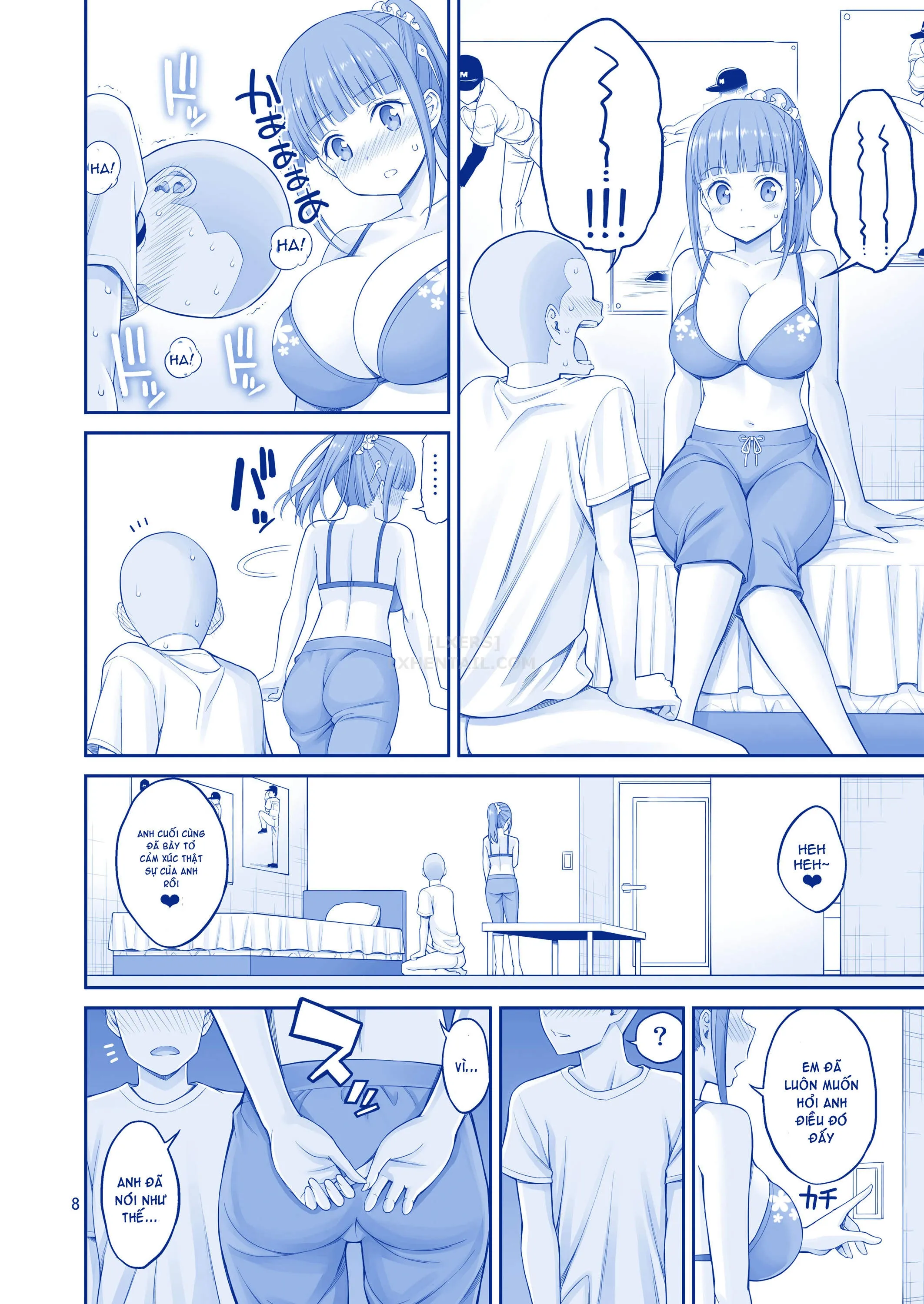 HentaiVN.net - Ảnh 8 - Kimi wa Akogare no Tawawa - Chap 1