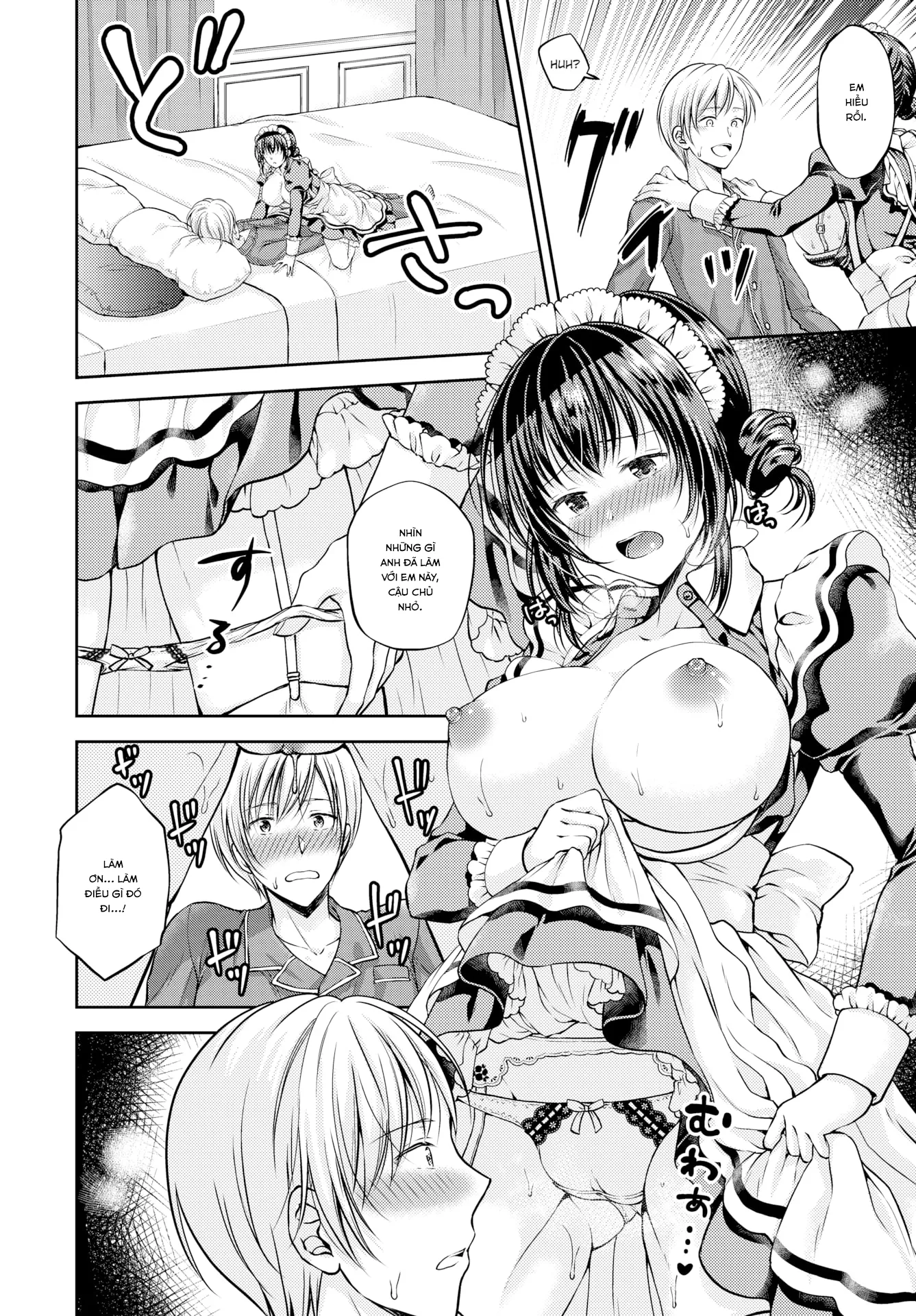 HentaiVN.net - Ảnh 9 - My Bratty Maid Is My Master - Chap 1