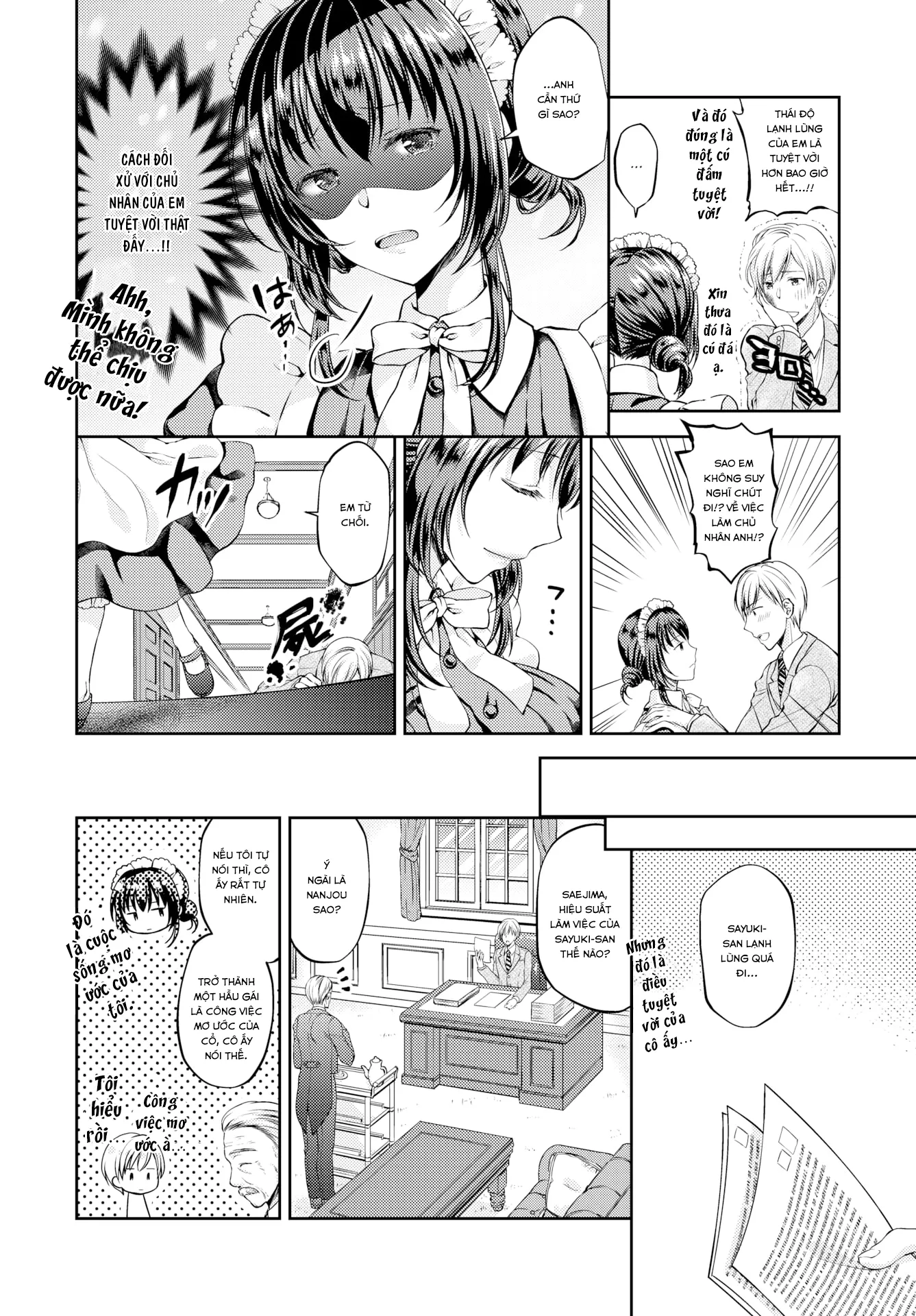 HentaiVN.net - Ảnh 3 - My Bratty Maid Is My Master - Chap 1